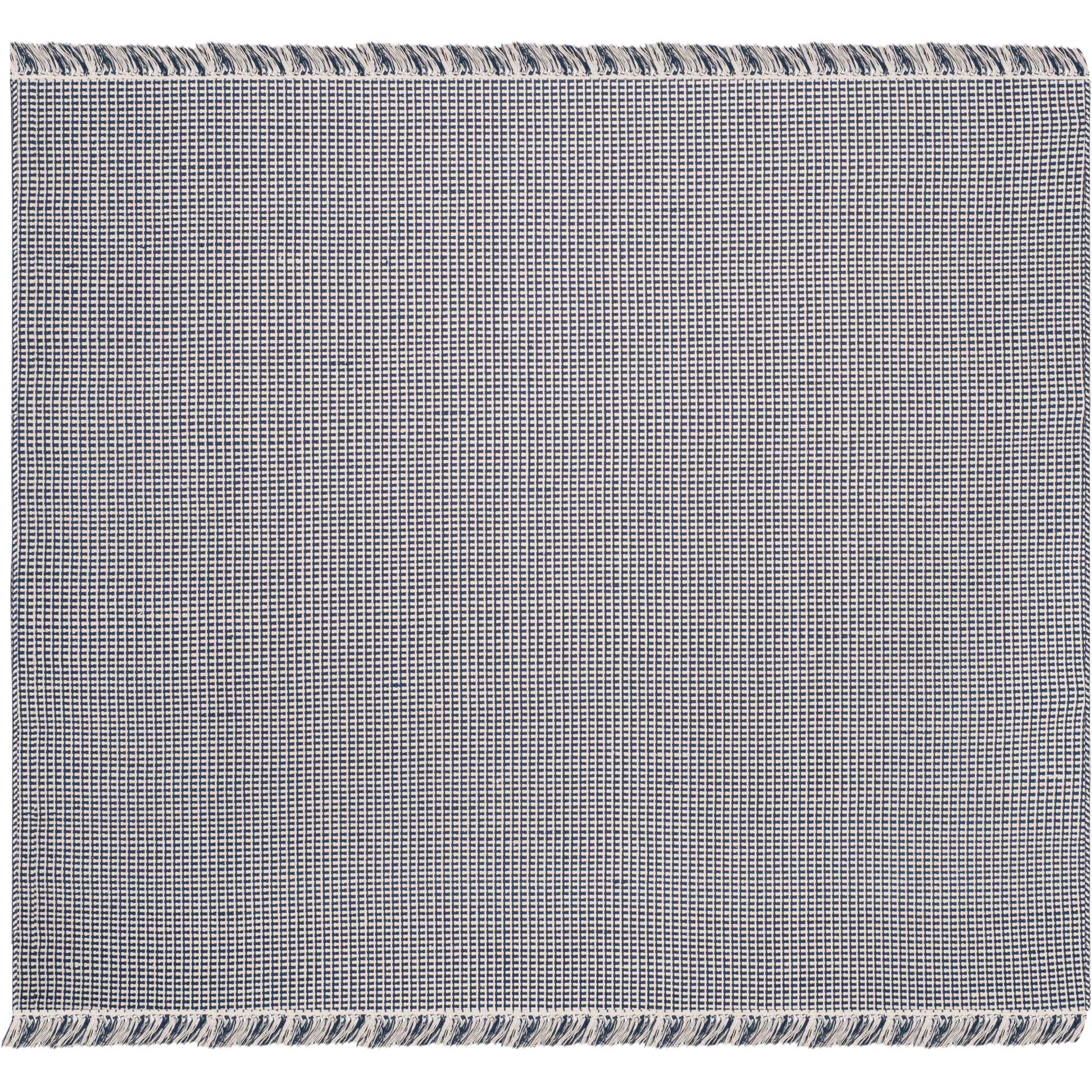 Montauk Fringe Ivory/Navy Area Rug - Image 3