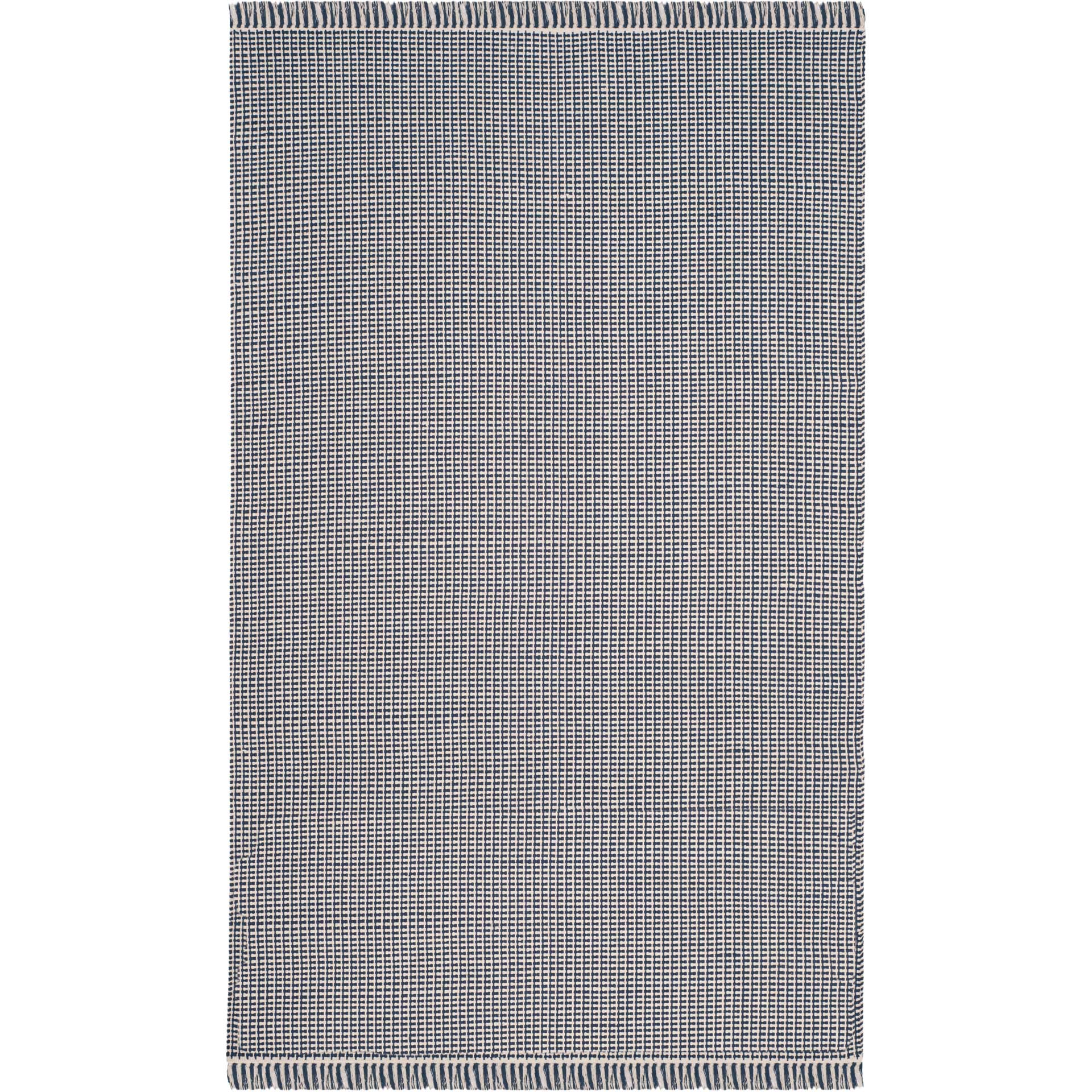 Montauk Fringe Ivory/Navy Area Rug - Image 4