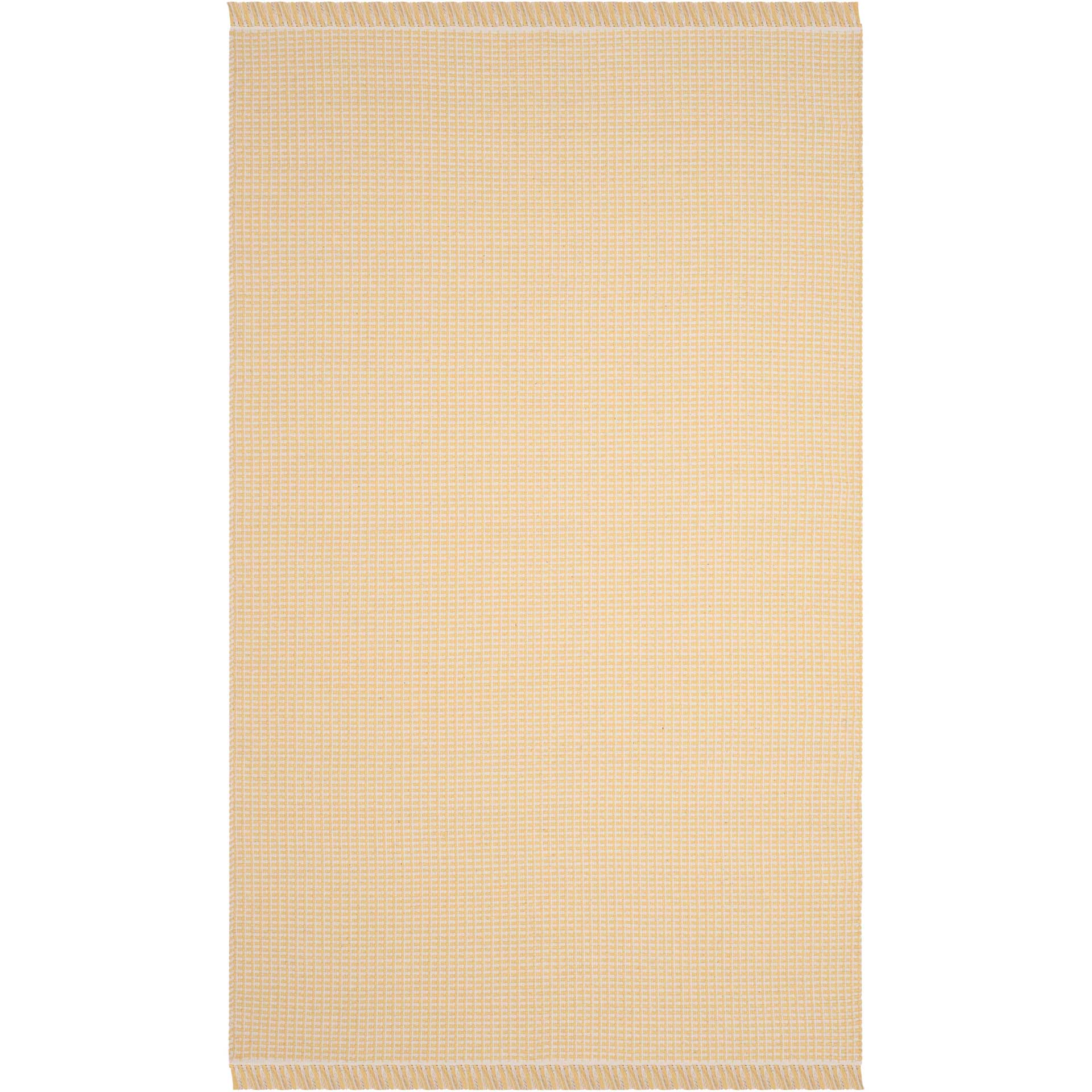 Montauk Fringe Ivory/Yellow Area Rug - Image 3