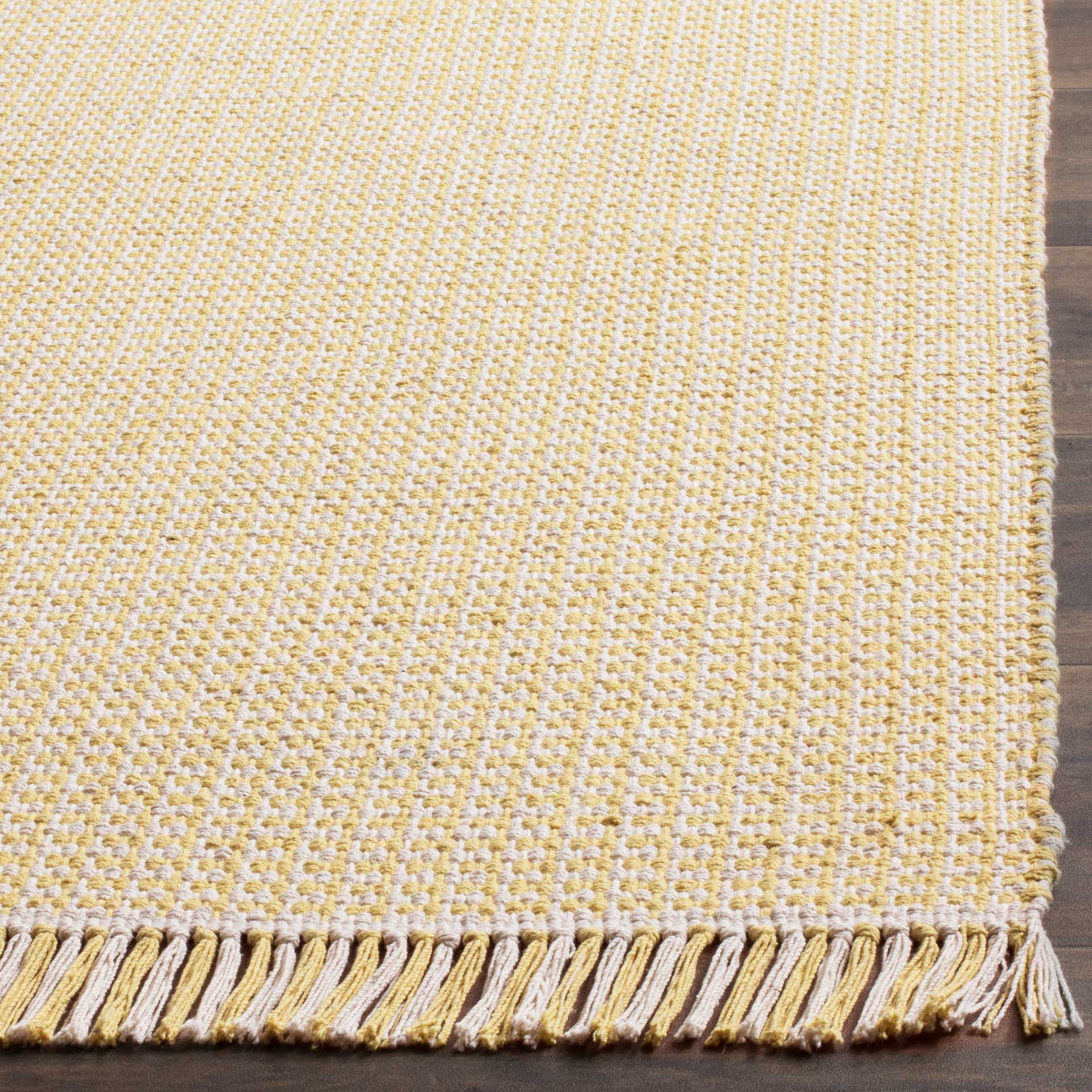 Montauk Fringe Ivory/Yellow Area Rug - Image 5