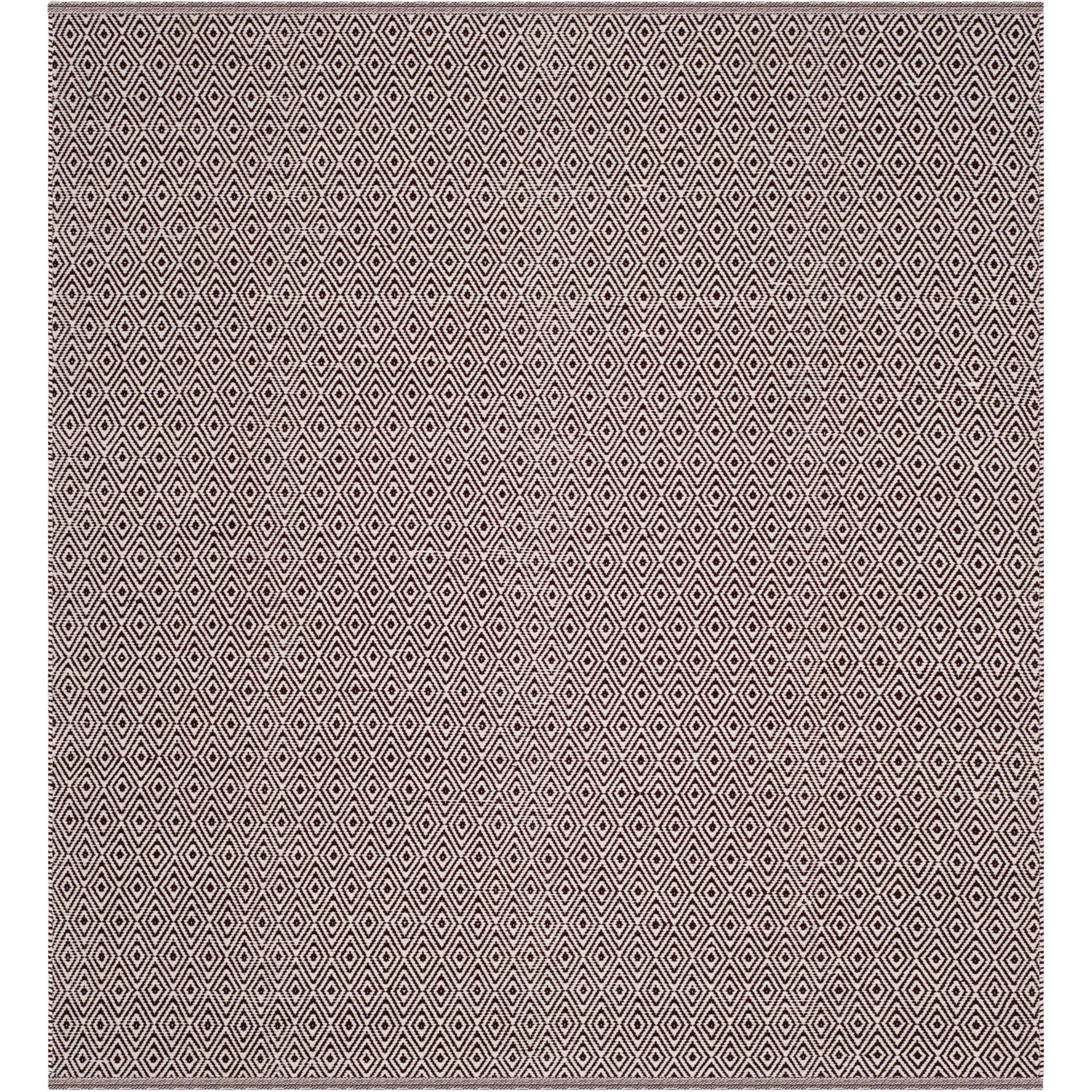 Montauk Geometry Ivory/Chocolate Area Rug - Image 2