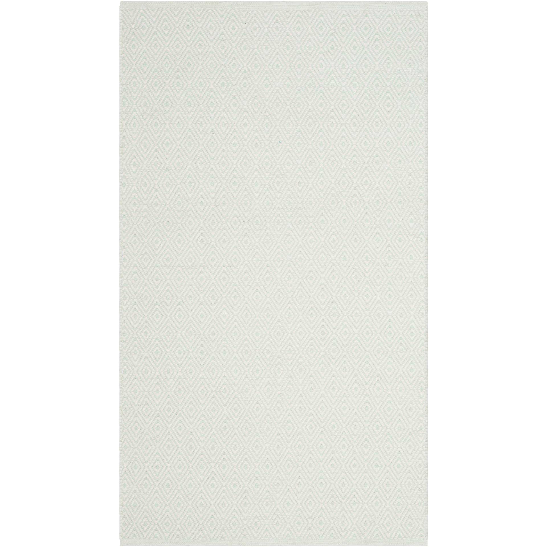 Montauk Geometry Ivory/Foam Green Area Rug - Image 3