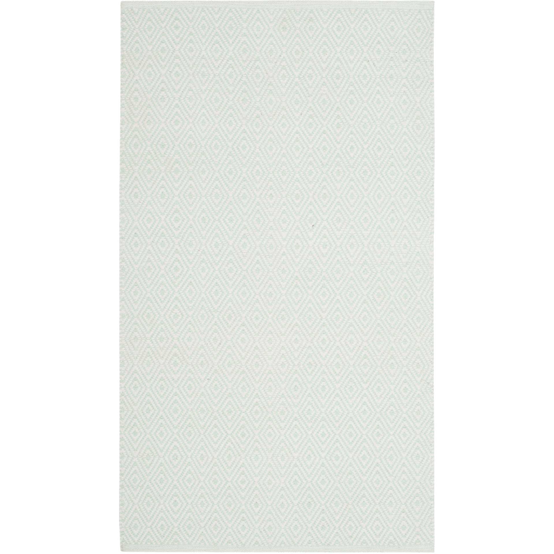 Montauk Geometry Ivory/Foam Green Area Rug - Image 4