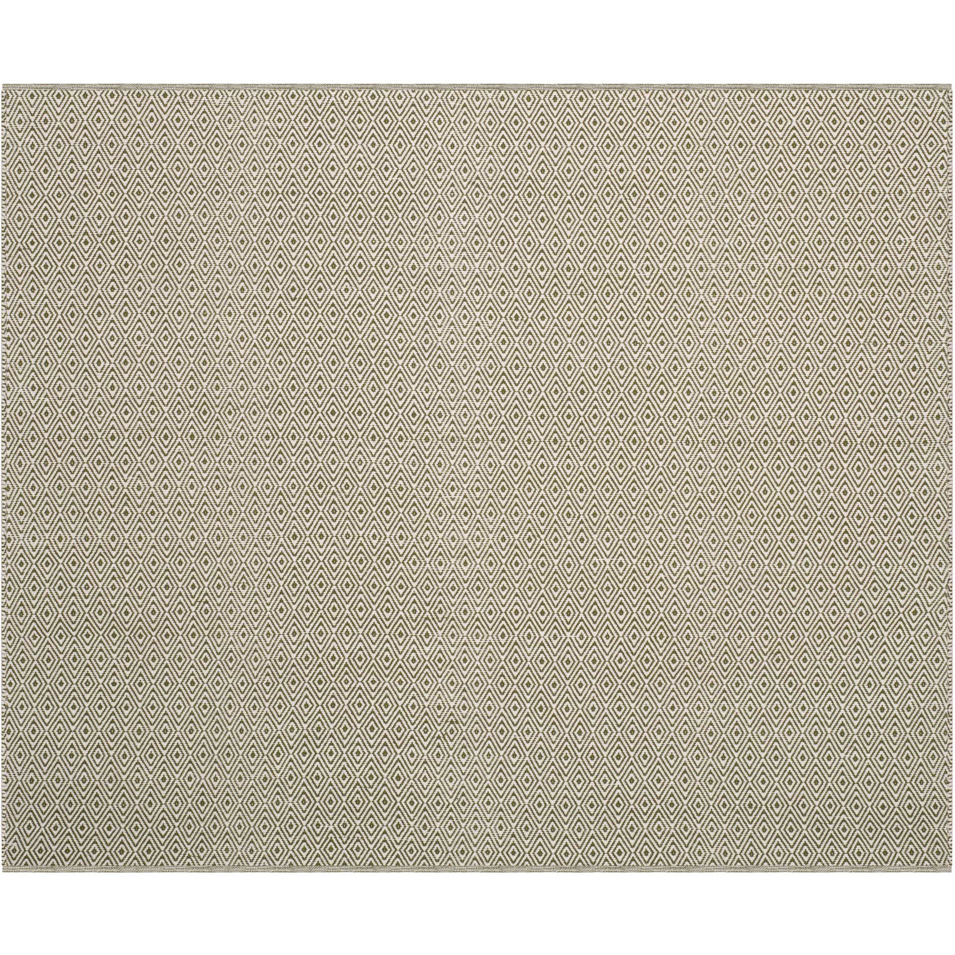 Montauk Geometry Ivory/Green Area Rug - Image 2