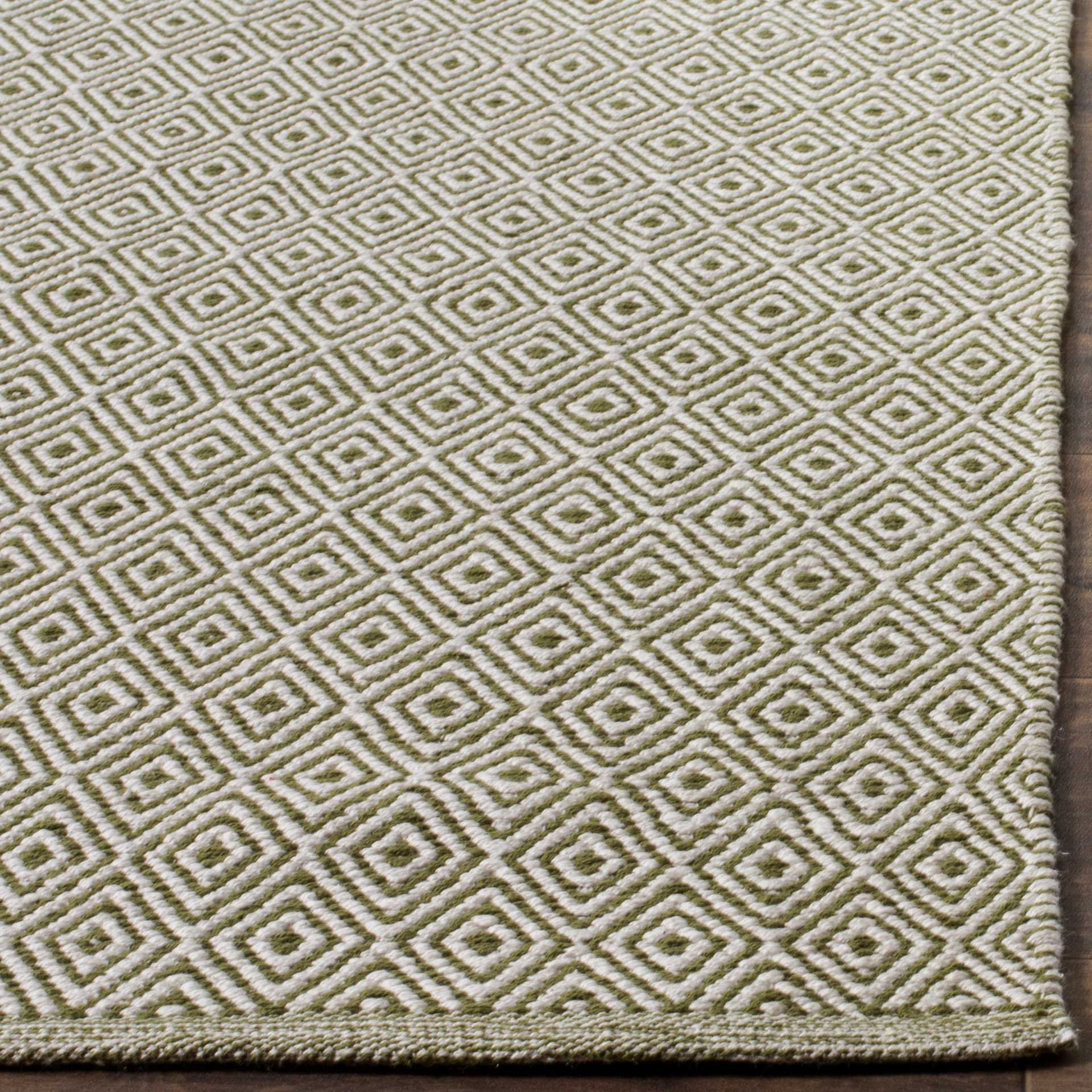 Montauk Geometry Ivory/Green Area Rug - Image 5