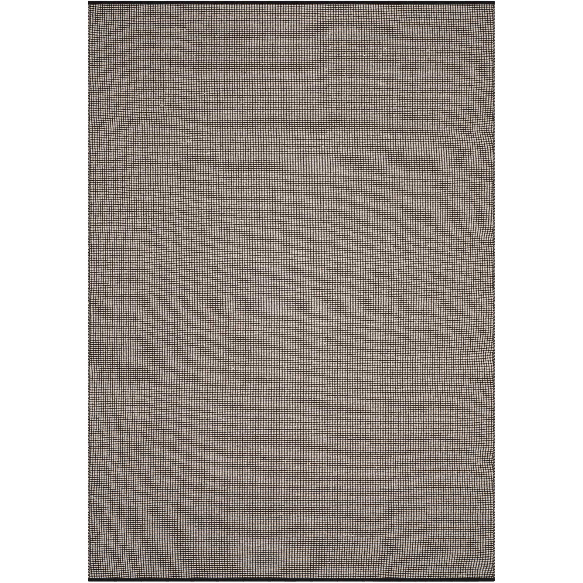 Montauk Gingham Ivory/Black Area Rug - Image 2