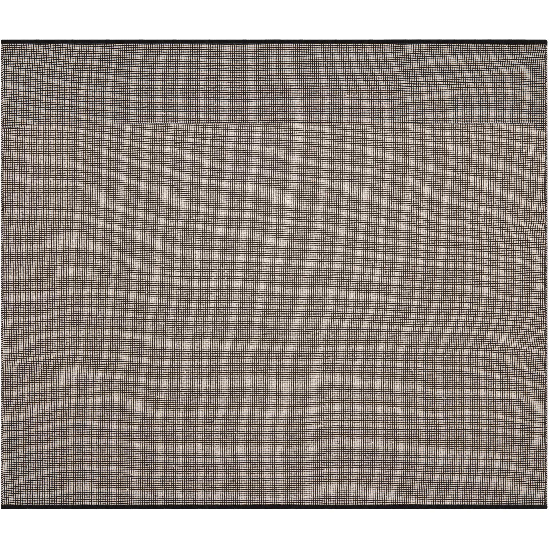 Montauk Gingham Ivory/Black Area Rug - Image 3