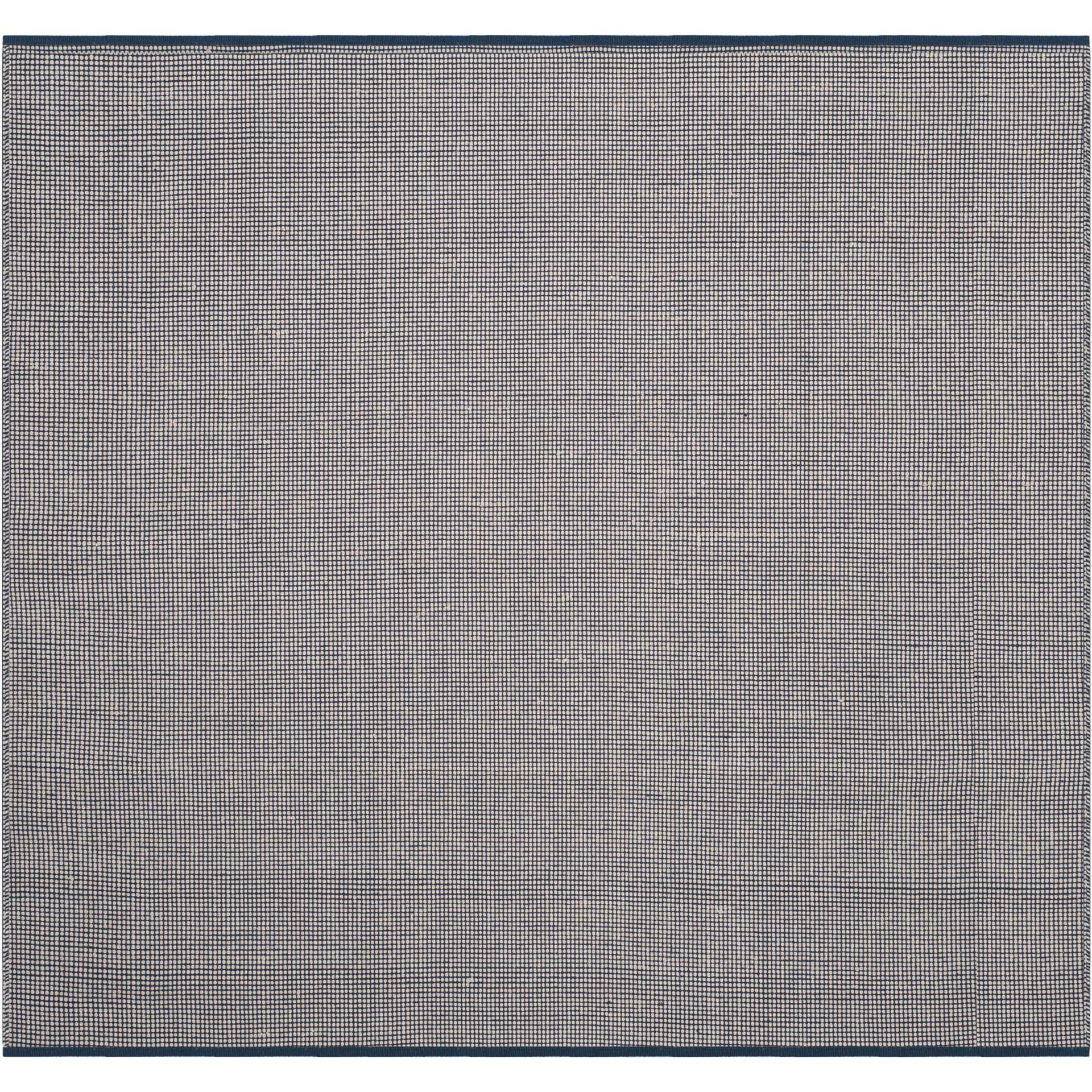 Montauk Gingham Ivory/Navy Area Rug - Image 3