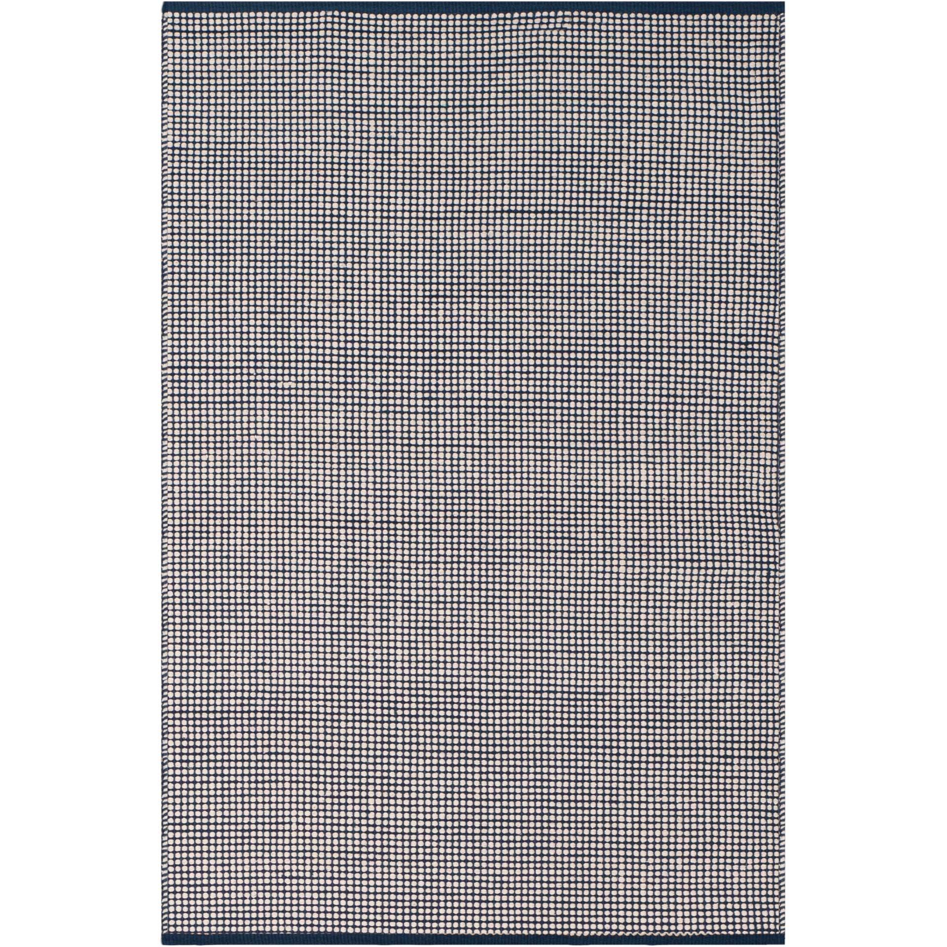 Montauk Gingham Ivory/Navy Area Rug - Image 5