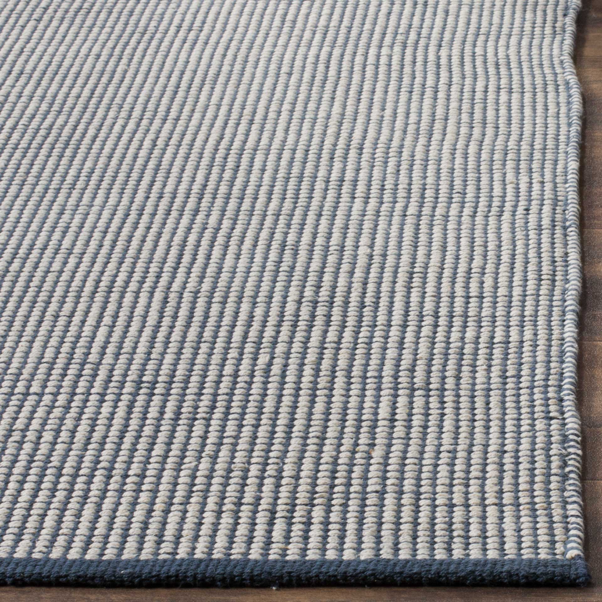 Montauk Gingham Ivory/Navy Area Rug - Image 8