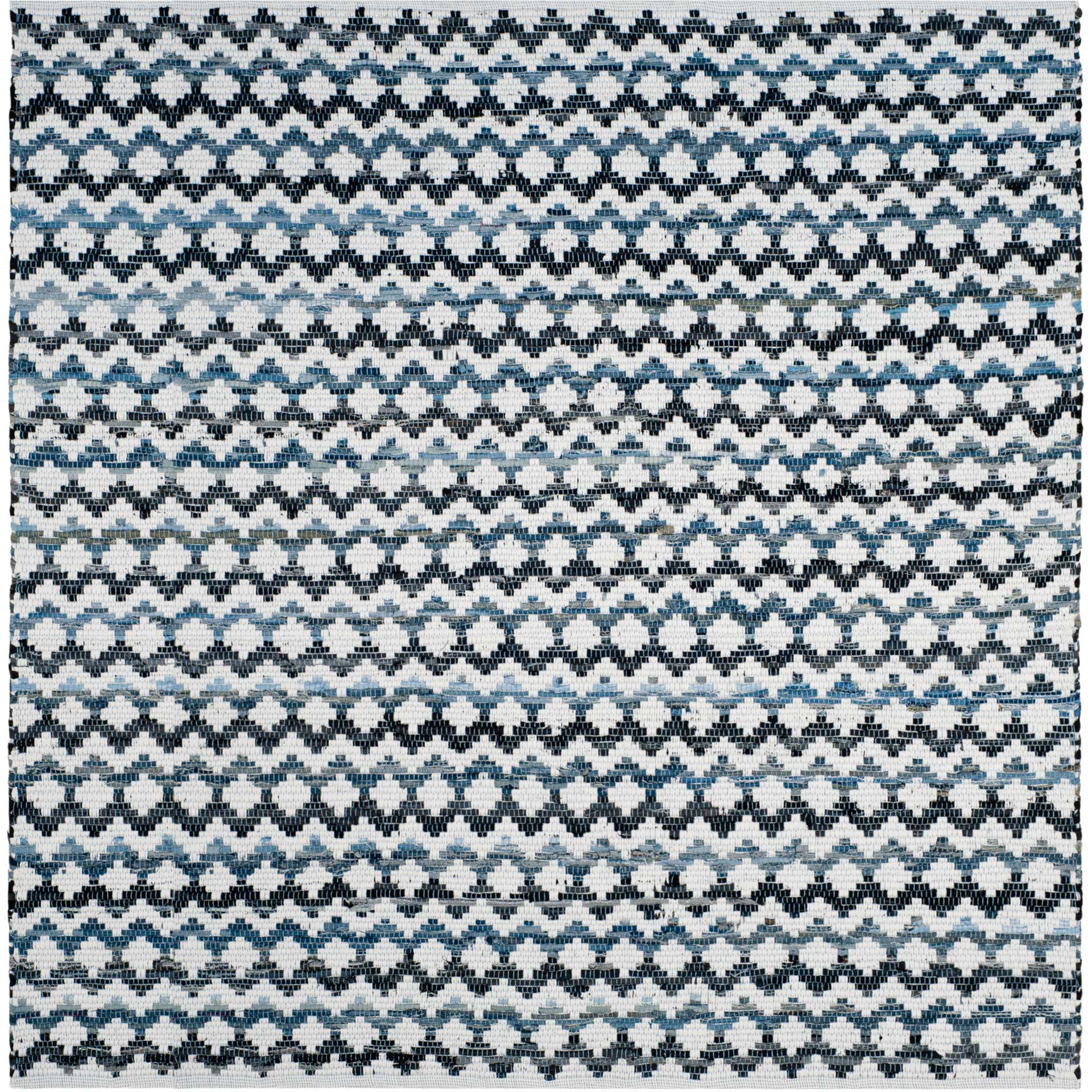 Montauk Ivory/Blue/Black Area Rug - Image 2
