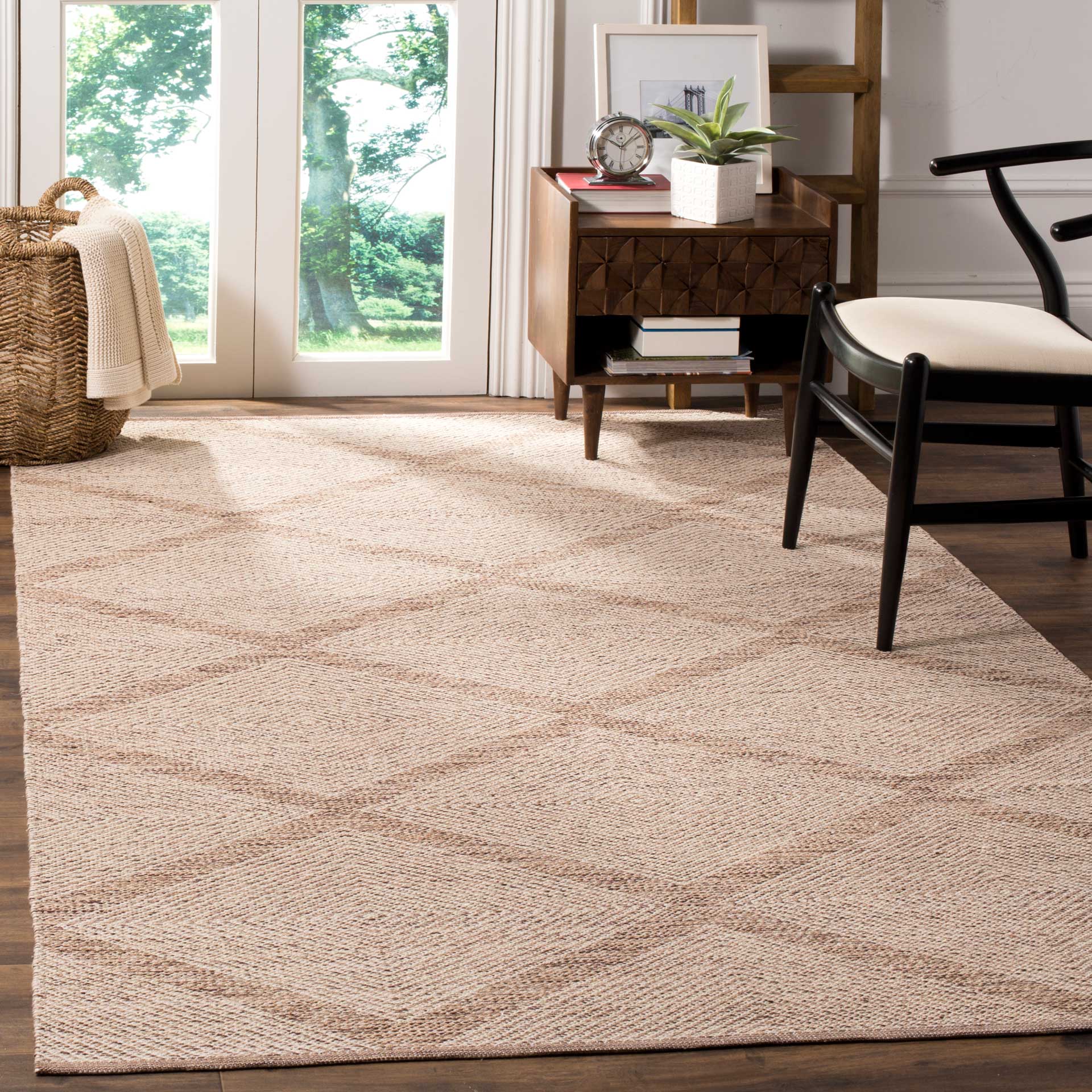 Montauk Lattice Beige Area Rug - Image 6
