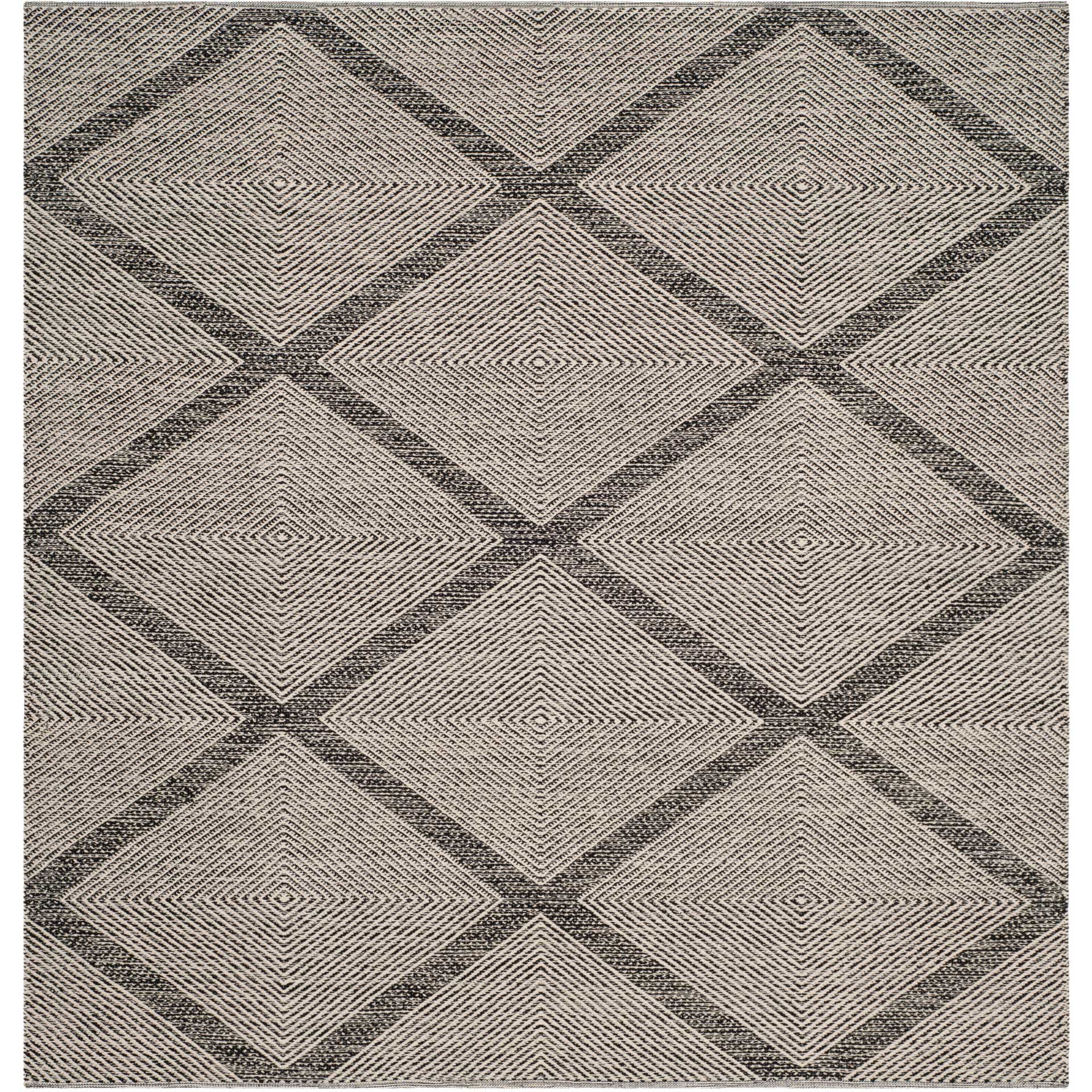 Montauk Lattice Black Area Rug - Image 2