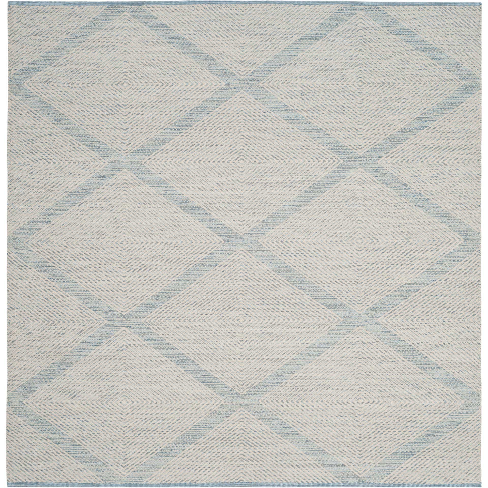 Montauk Lattice Light Blue Area Rug - Image 2