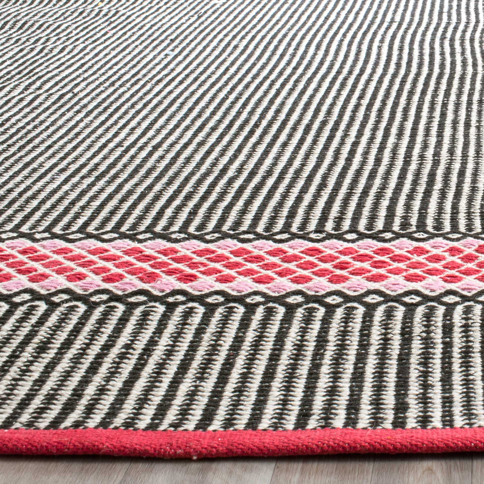 Montauk Modern Light Pink/Multi Area Rug - Image 3