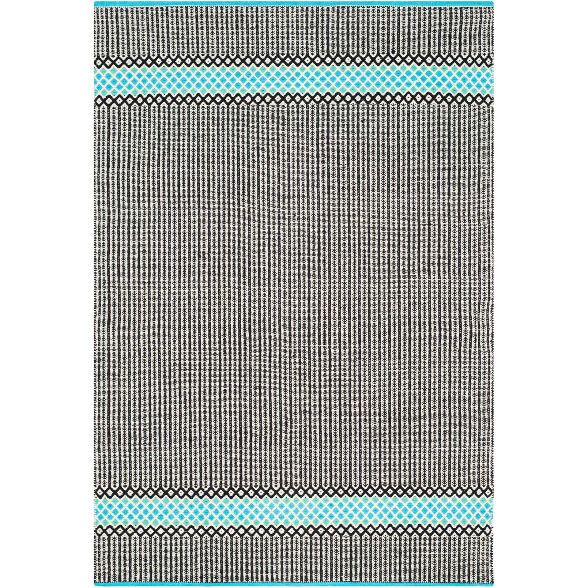 Montauk Modern Turquoise/Multi Area Rug - Image 3