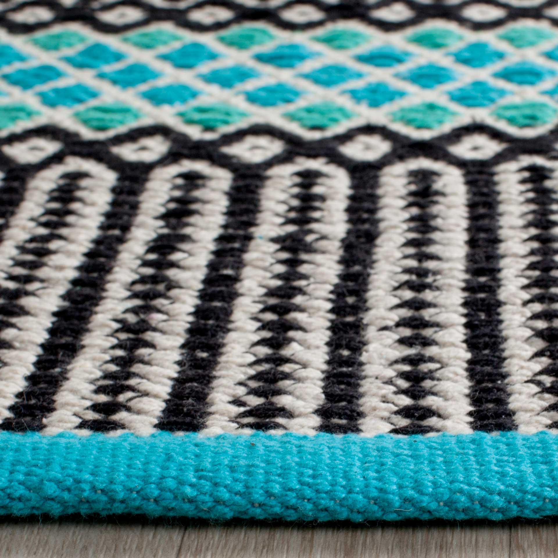 Montauk Modern Turquoise/Multi Area Rug - Image 5