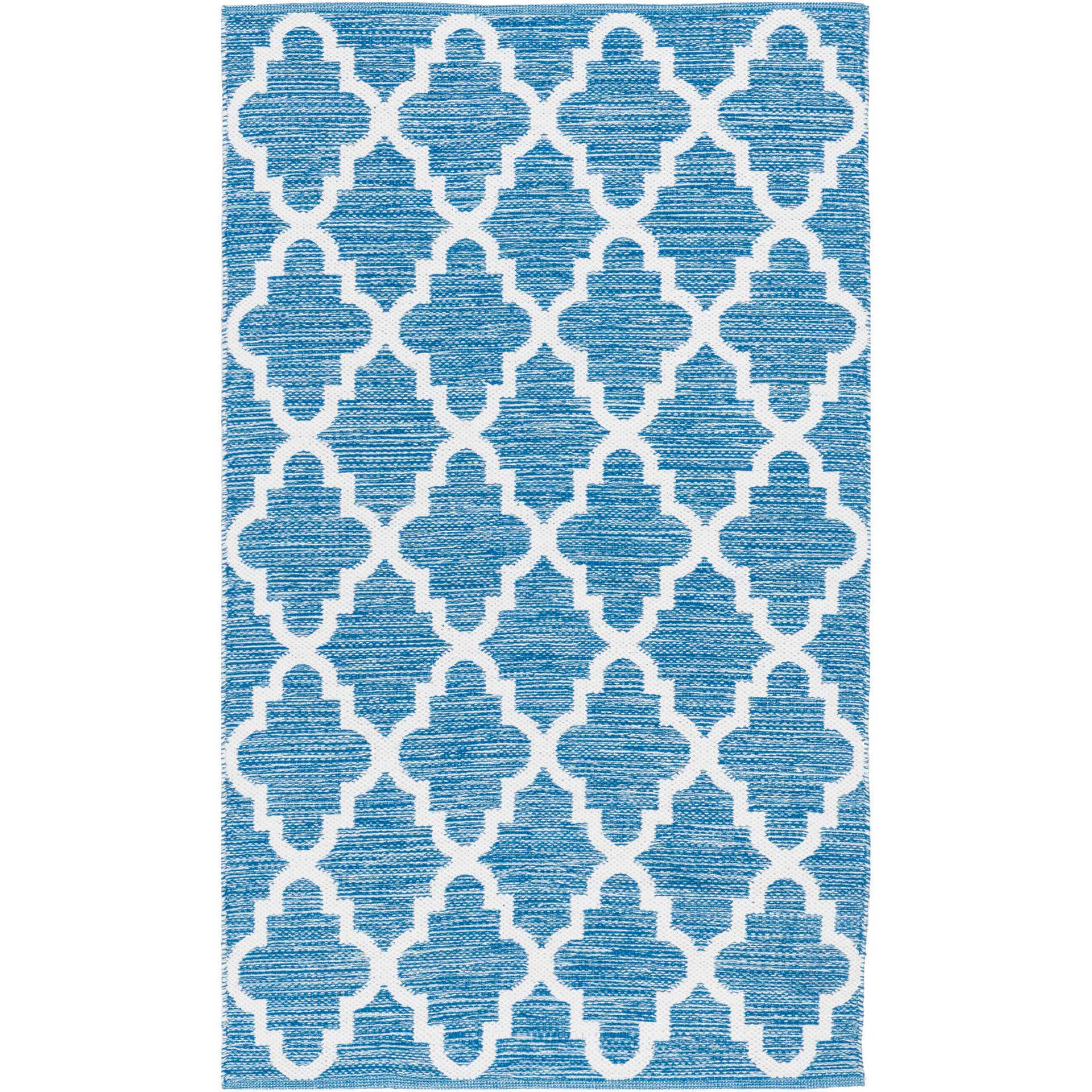 Montauk Moroccan Blue/Ivory Area Rug - Image 2