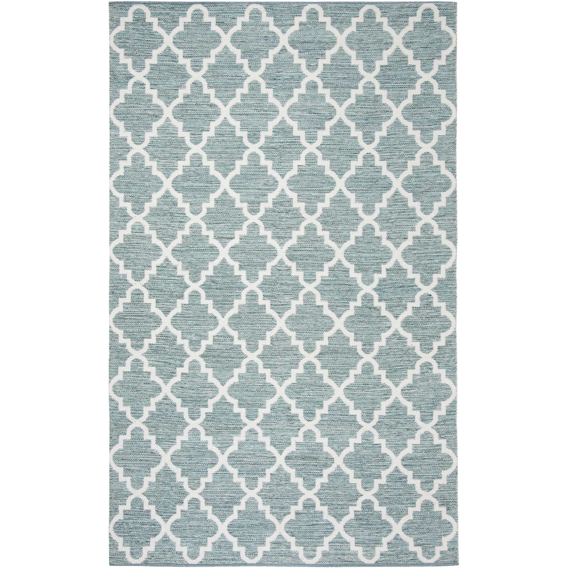 Montauk Moroccan Dark Mint/Ivory Area Rug - Image 2