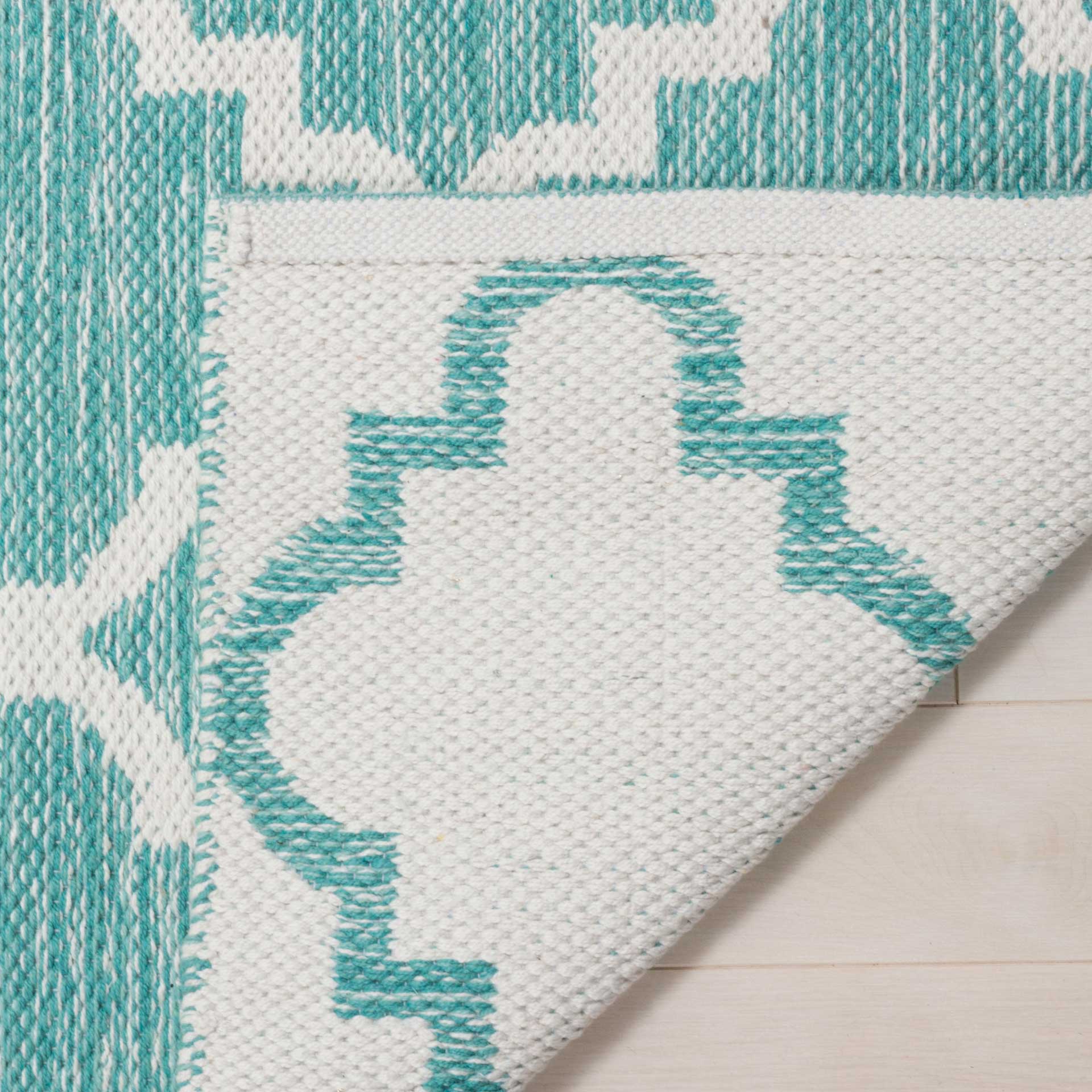 Montauk Moroccan Mint/Ivory Area Rug - Image 5