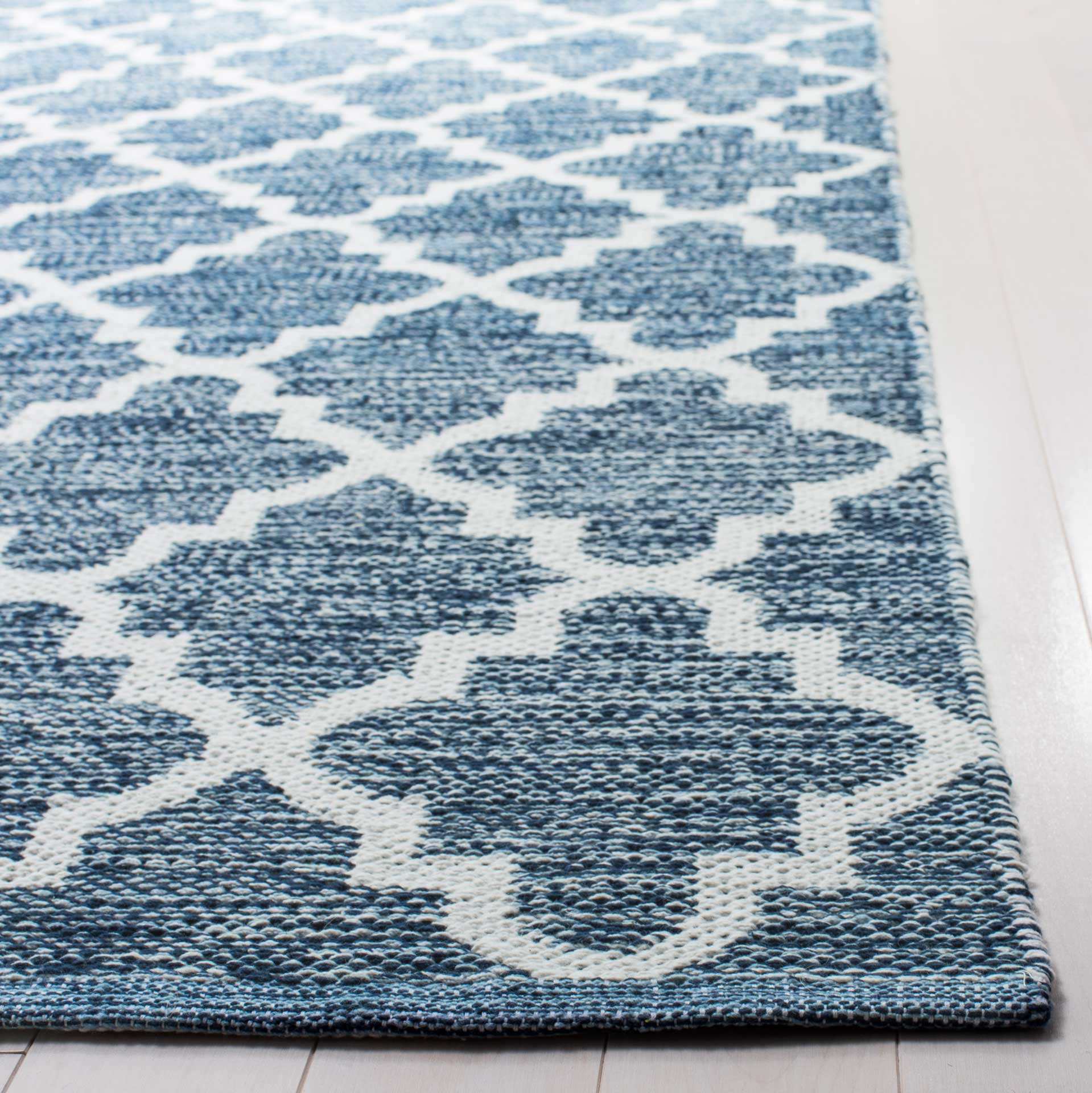 Montauk Moroccan Navy/Ivory Area Rug - Image 3
