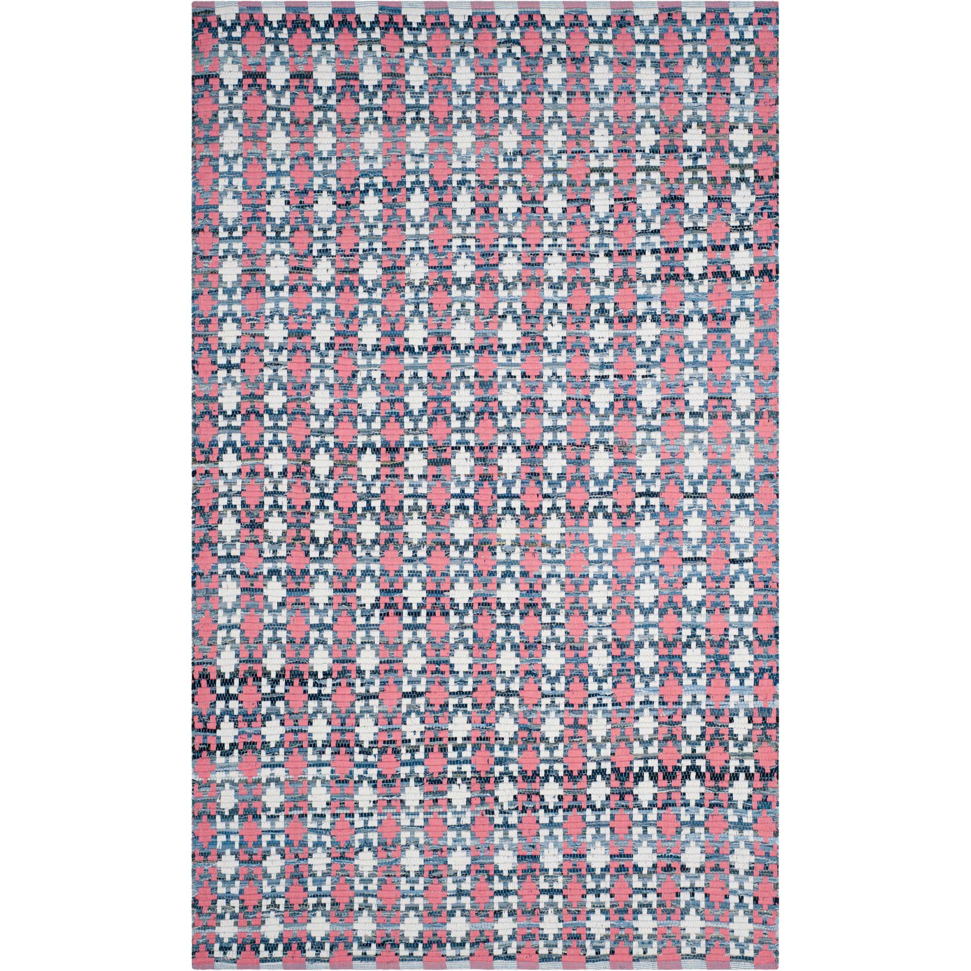 Montauk Mosaic Coral/Multi Area Rug - Image 3