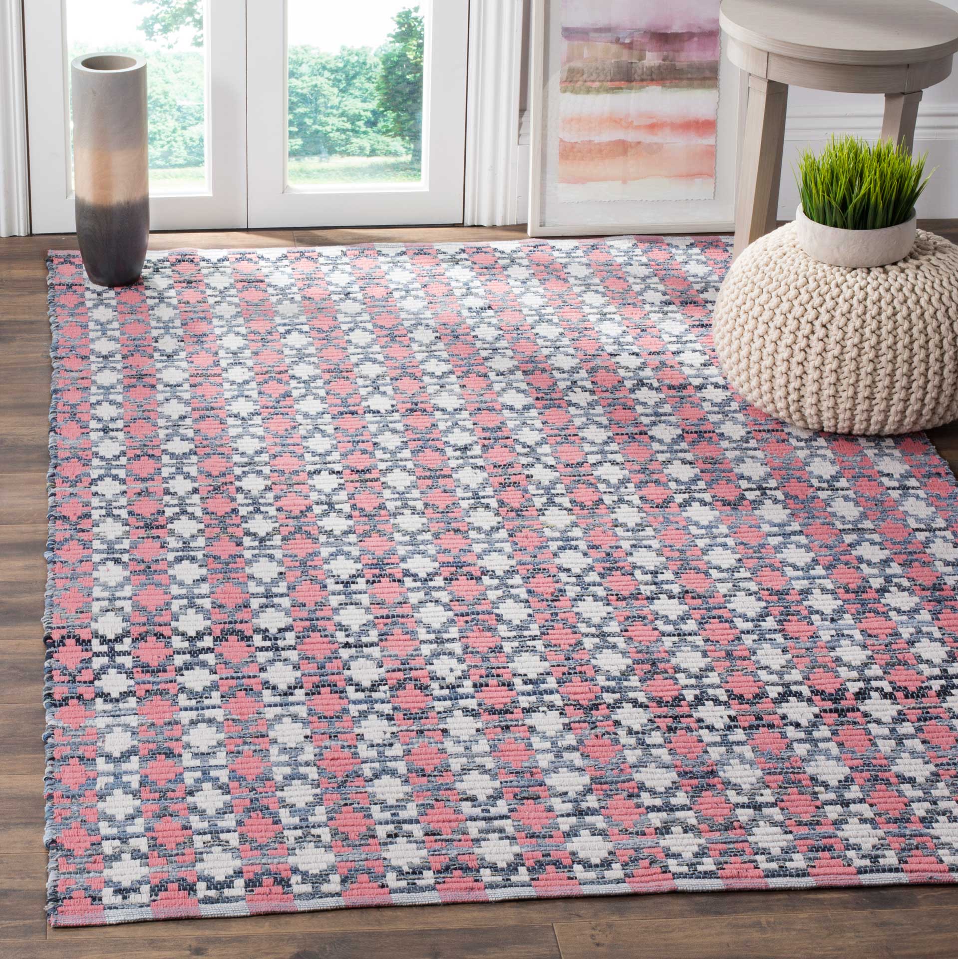 Montauk Mosaic Coral/Multi Area Rug - Image 9
