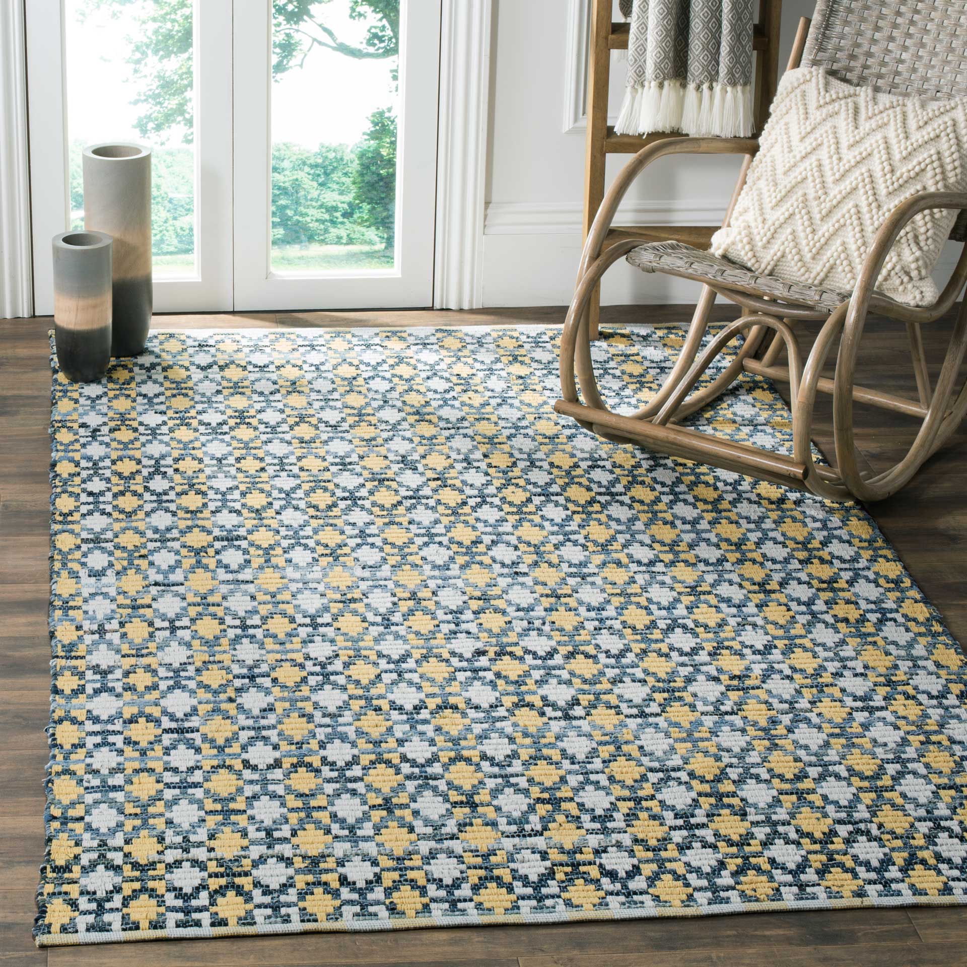 Montauk Mosaic Gold/Multi Area Rug - Image 9