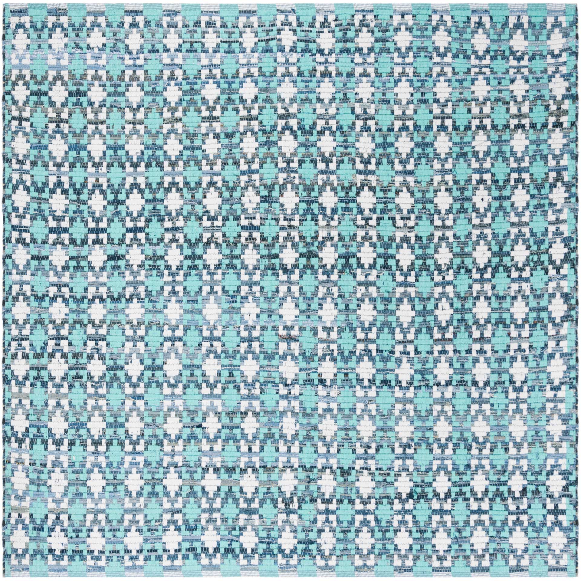Montauk Mosaic Turquoise/Multi Area Rug - Image 2