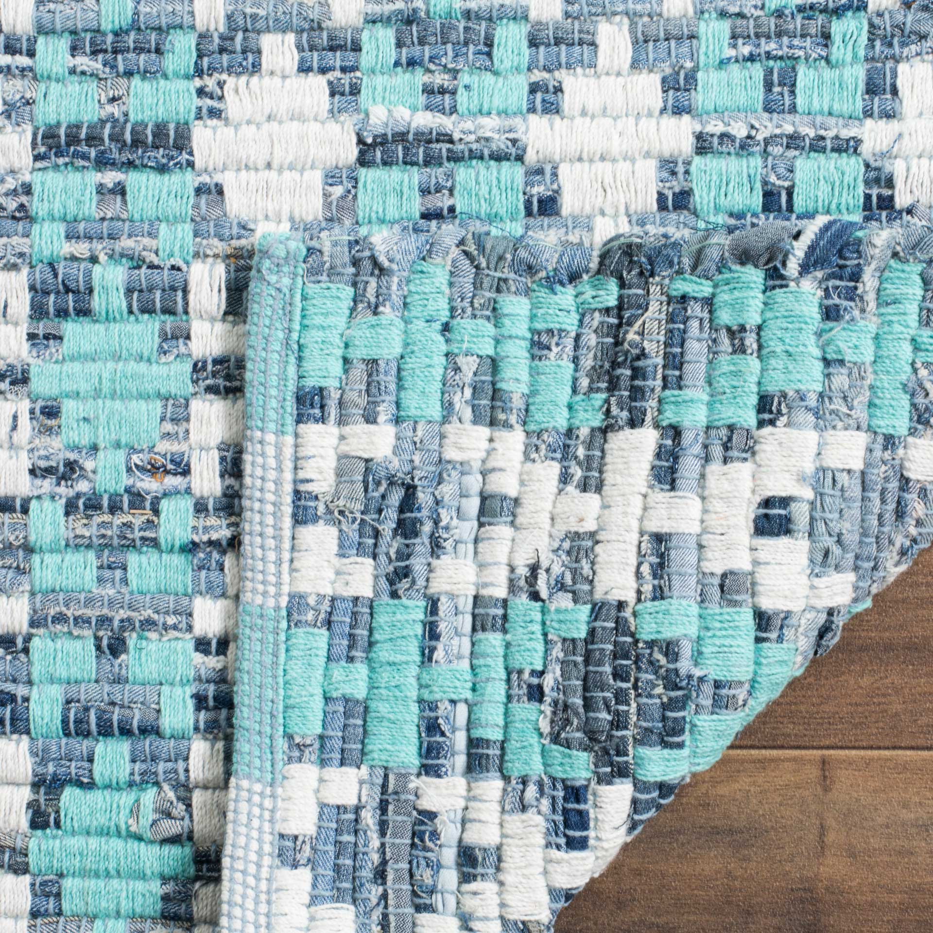 Montauk Mosaic Turquoise/Multi Area Rug - Image 6
