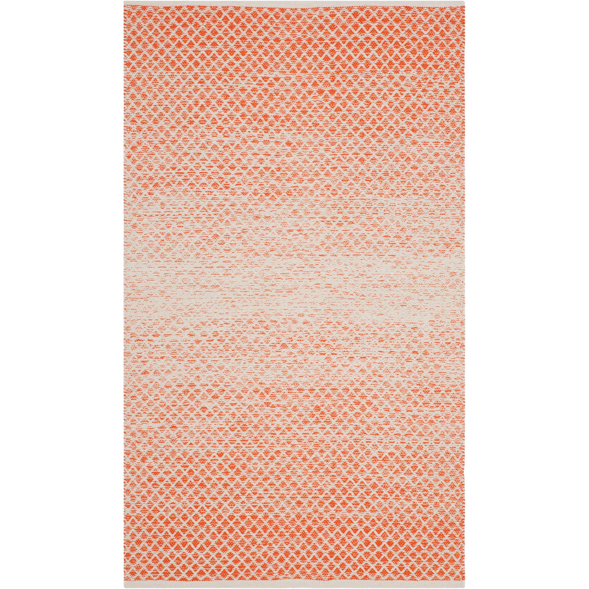Montauk Orange/Ivory Area Rug - Image 4