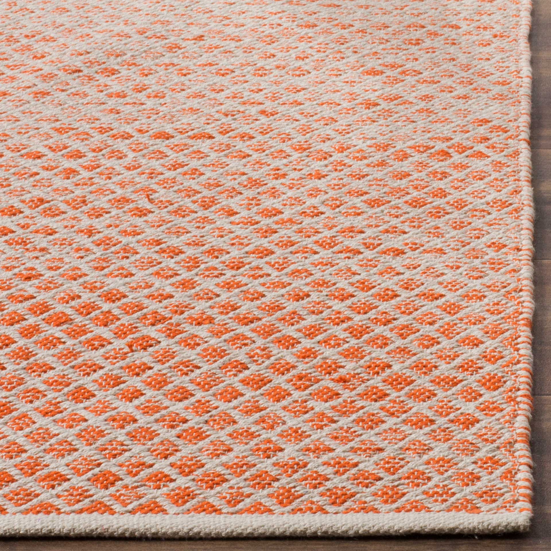 Montauk Orange/Ivory Area Rug - Image 5