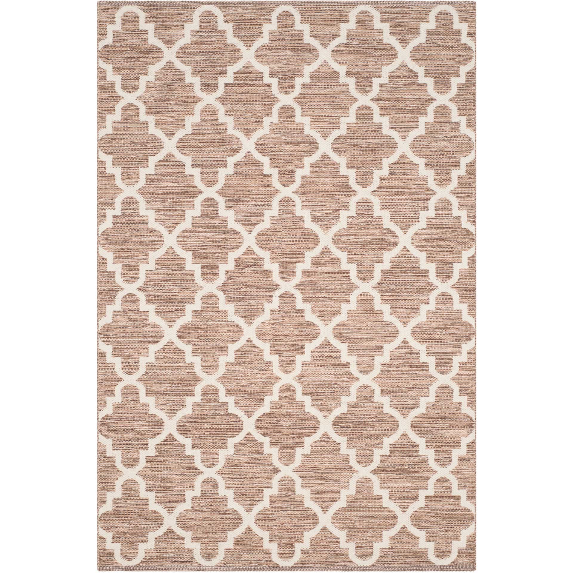 Montauk Quatrefoil Beige/Ivory Area Rug - Image 4