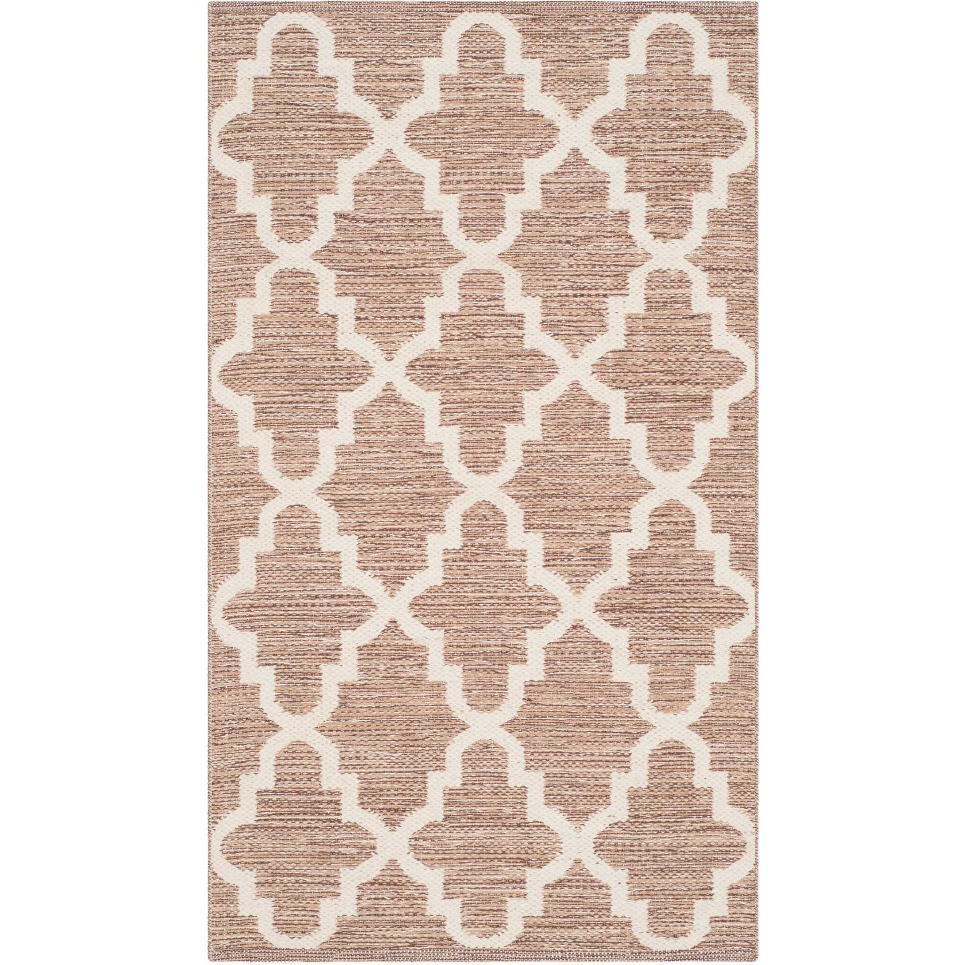 Montauk Quatrefoil Beige/Ivory Area Rug - Image 5