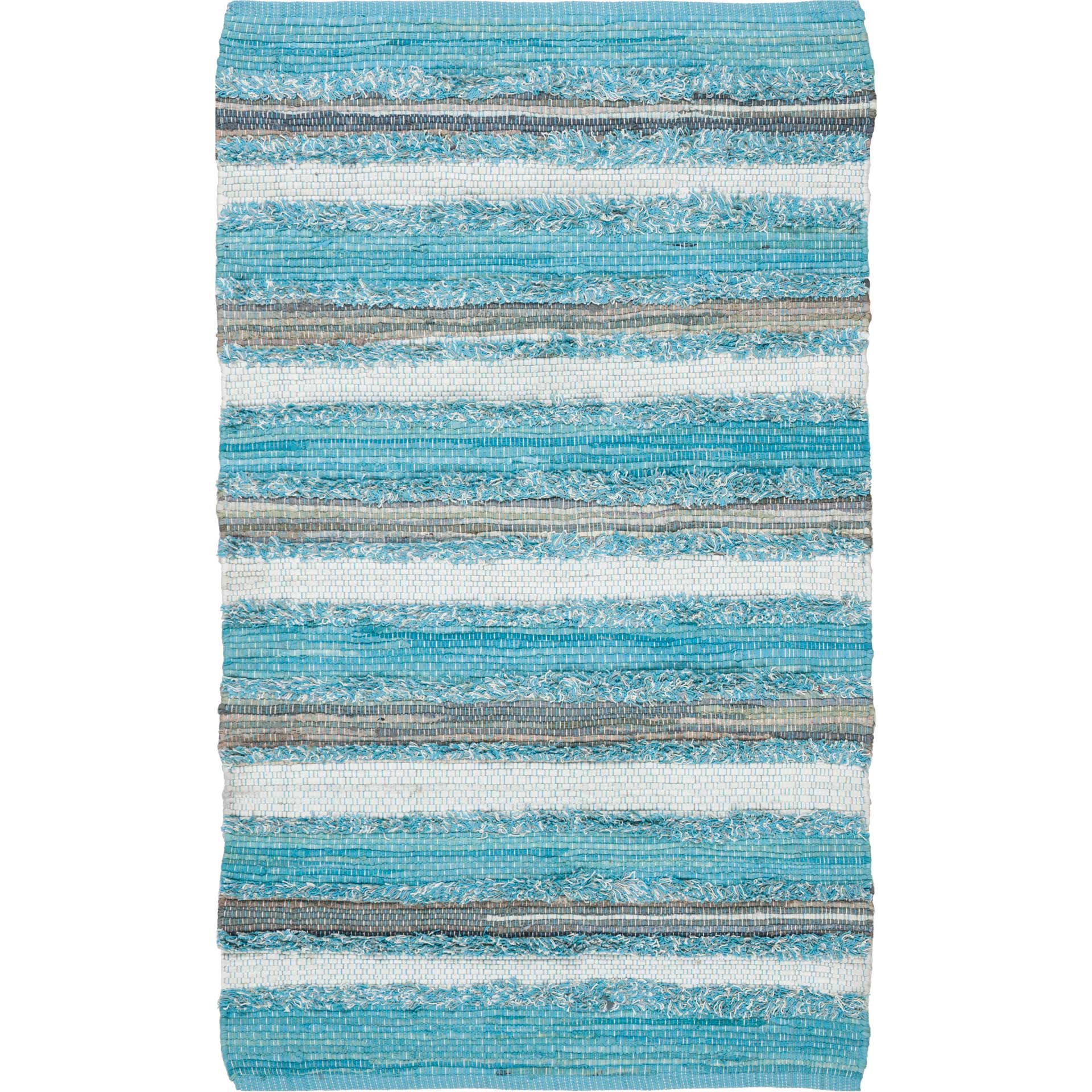 Montauk Shag Aqua/Multi Area Rug - Image 4