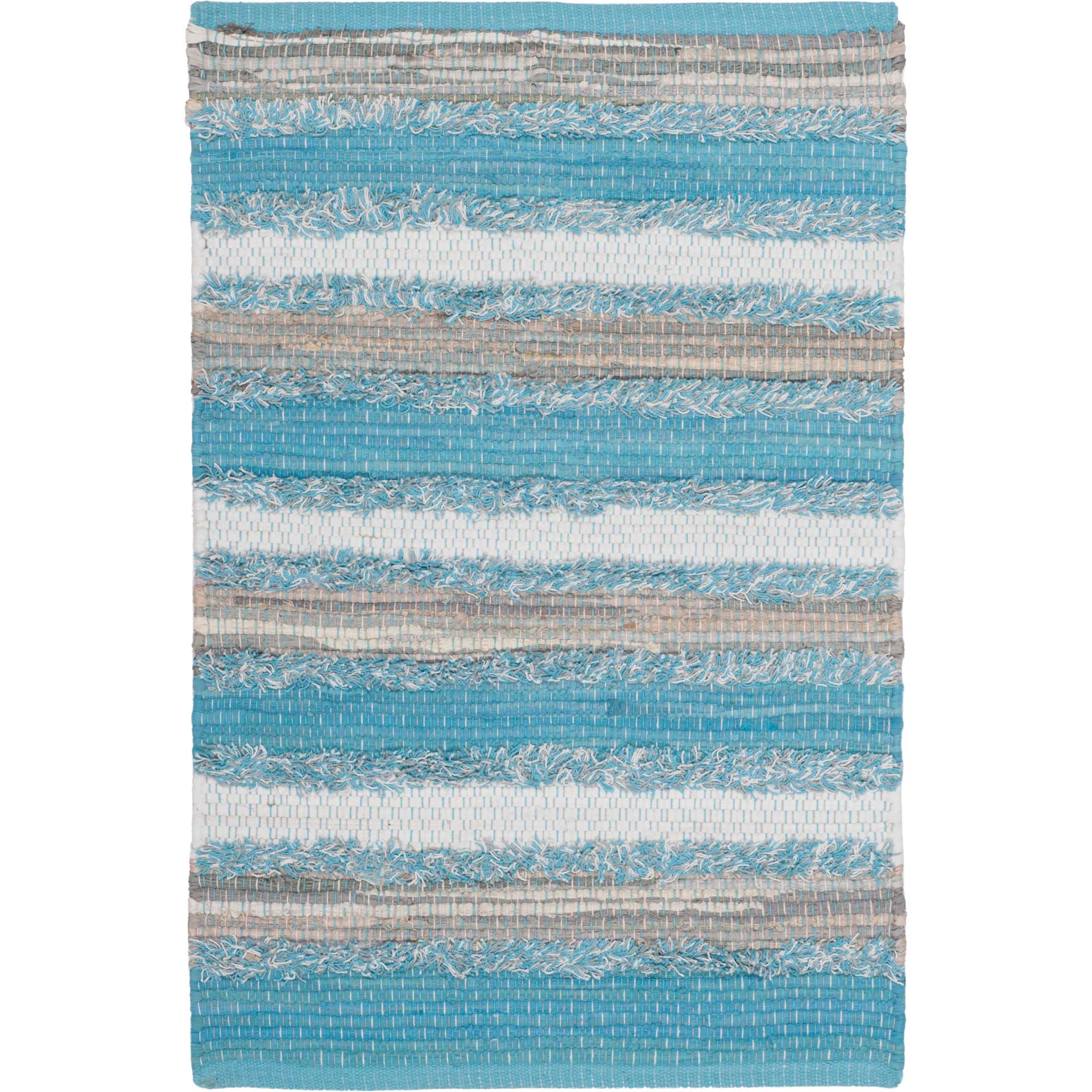 Montauk Shag Aqua/Multi Area Rug - Image 5