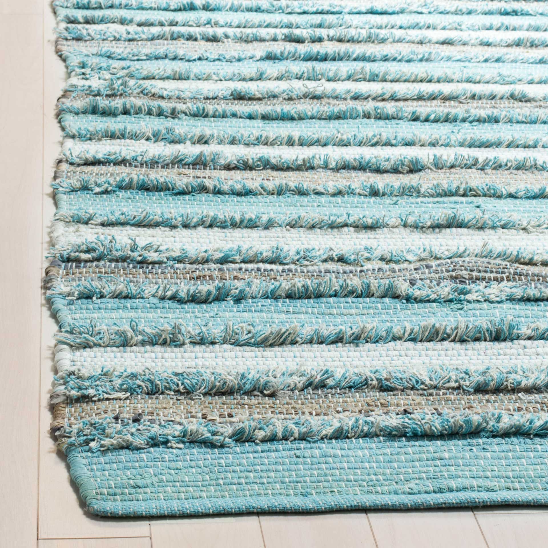 Montauk Shag Aqua/Multi Area Rug - Image 6