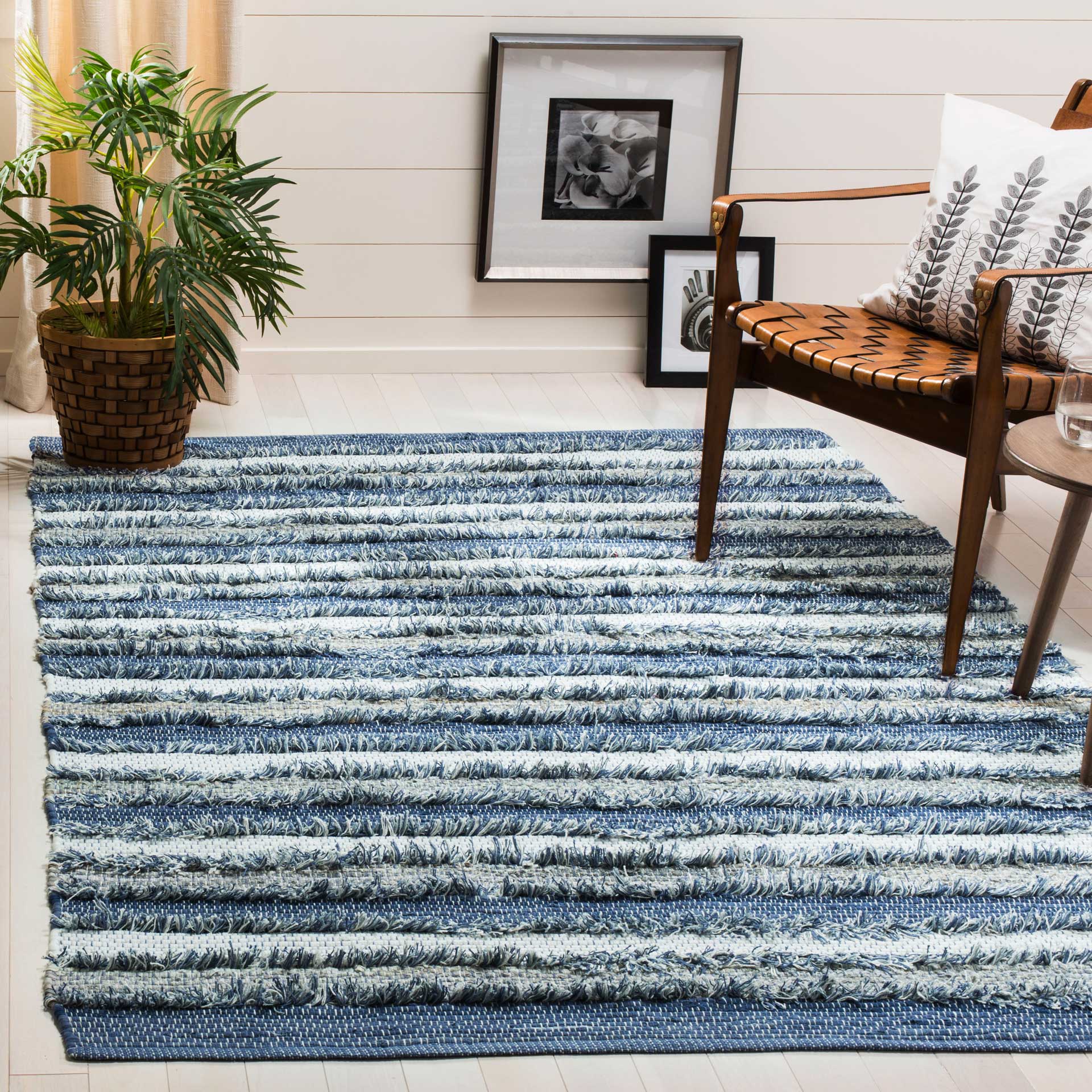 Montauk Shag Blue/Multi Area Rug - Image 7