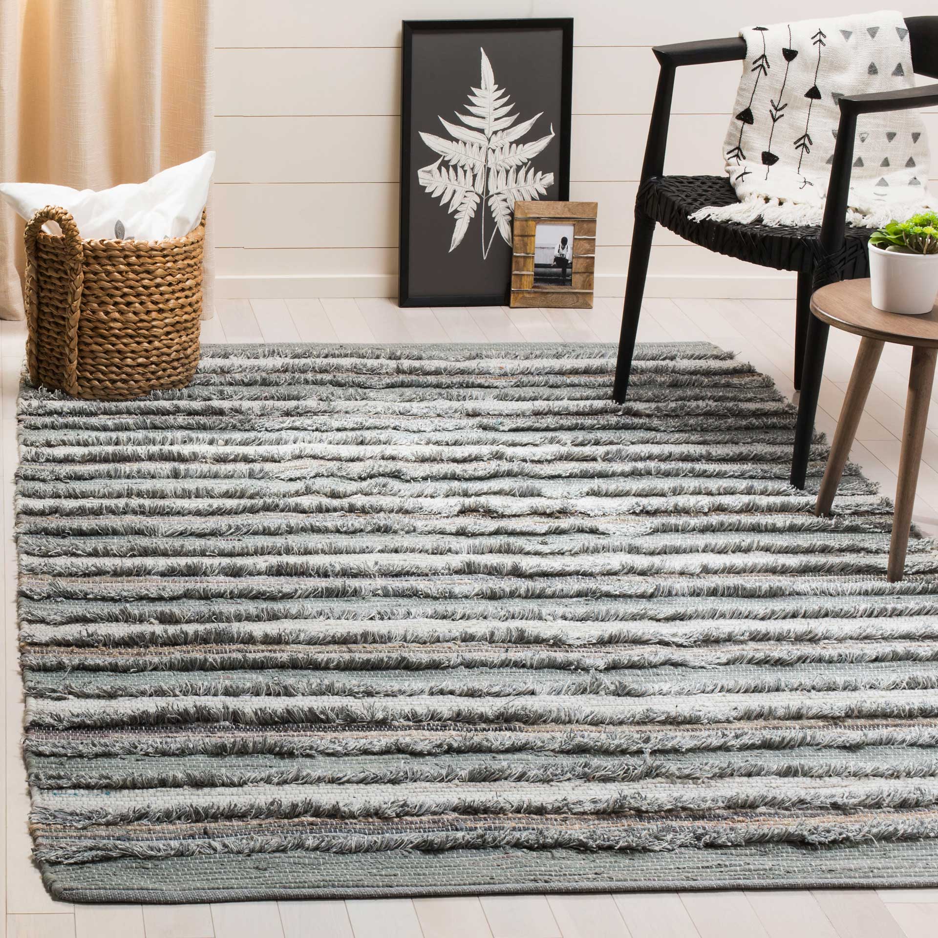 Montauk Shag Gray/Multi Area Rug - Image 6