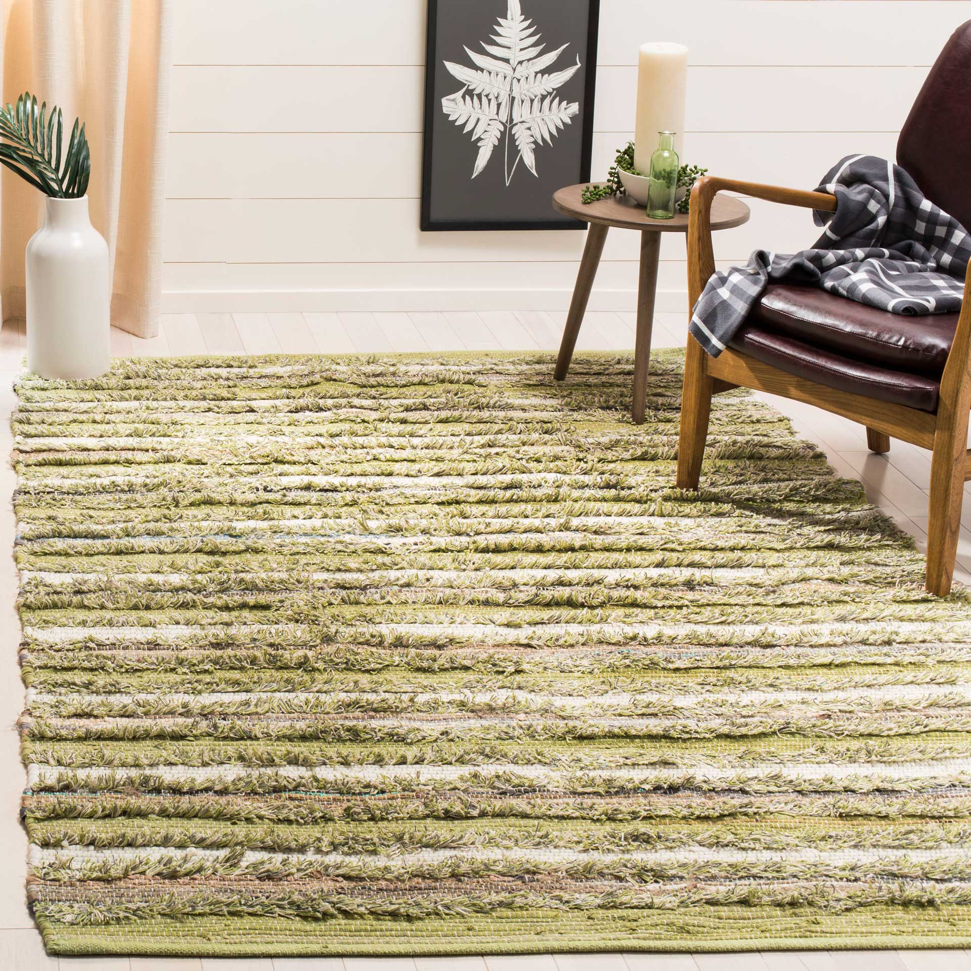 Montauk Shag Green/Multi Area Rug - Image 6