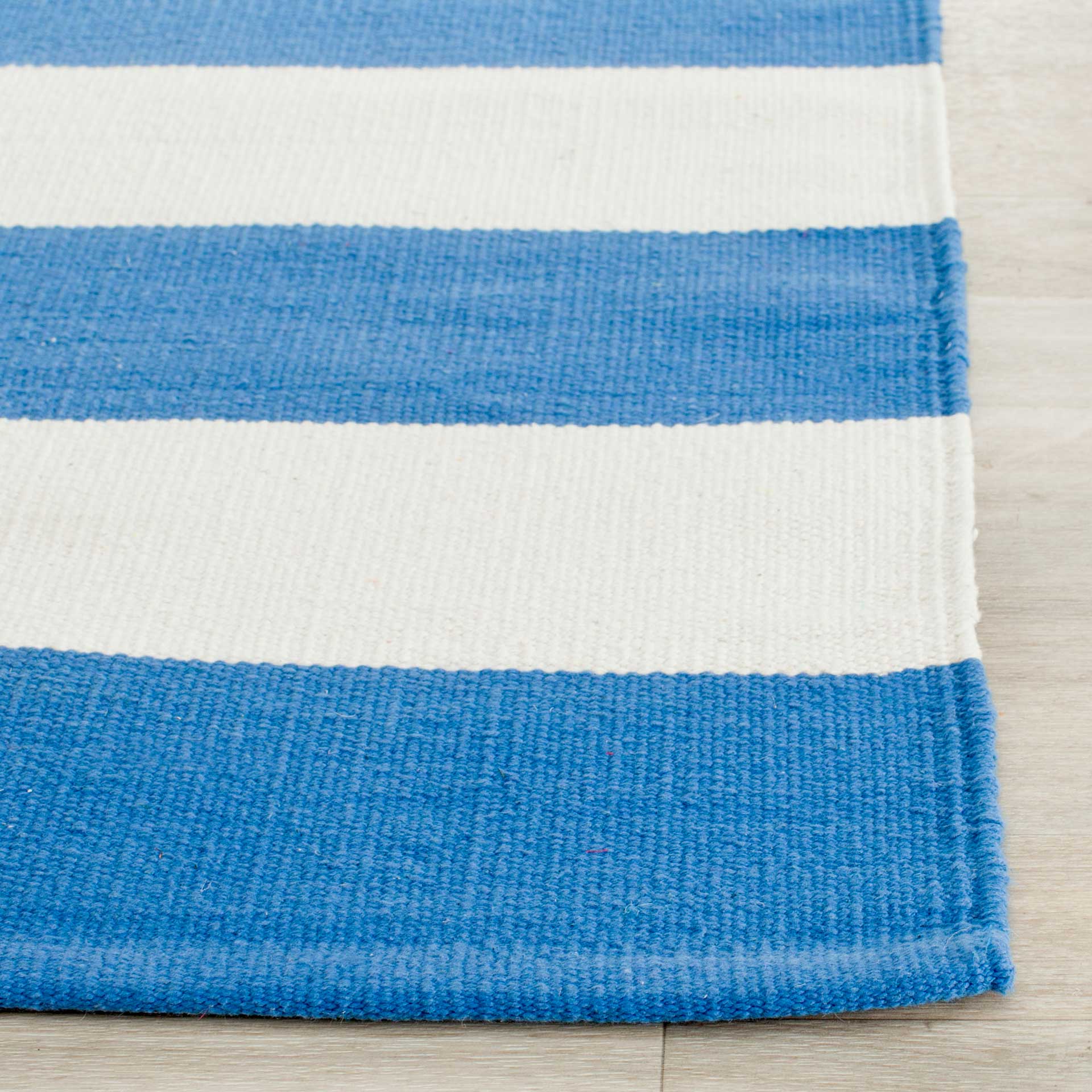 Montauk Stripe Blue/Ivory Runner Rug - Image 2