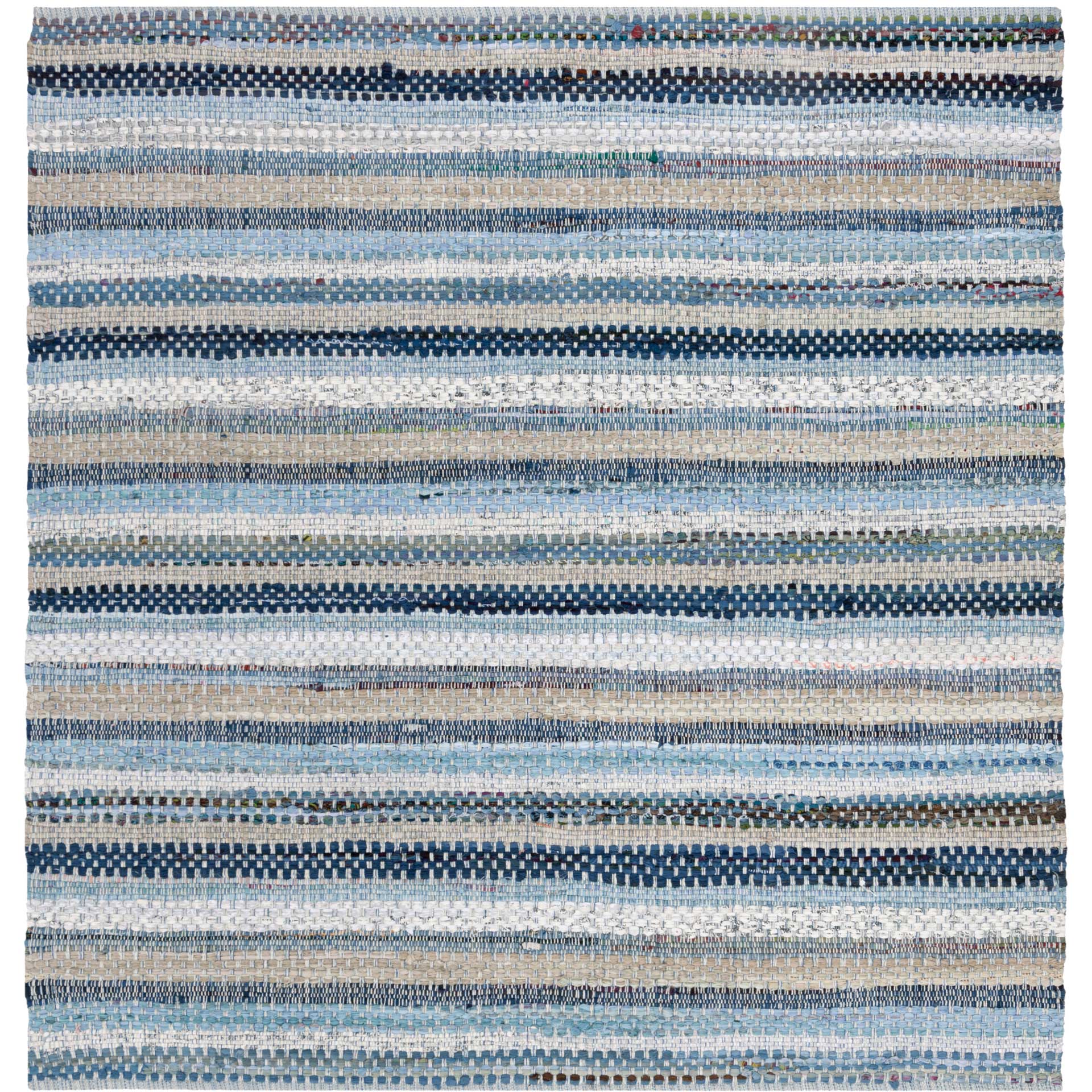 Montauk Stripe Blue/Multi Area Rug - Image 2
