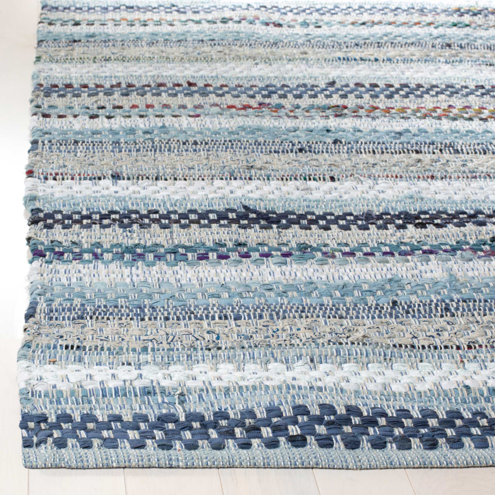 Montauk Stripe Blue/Multi Area Rug - Image 5