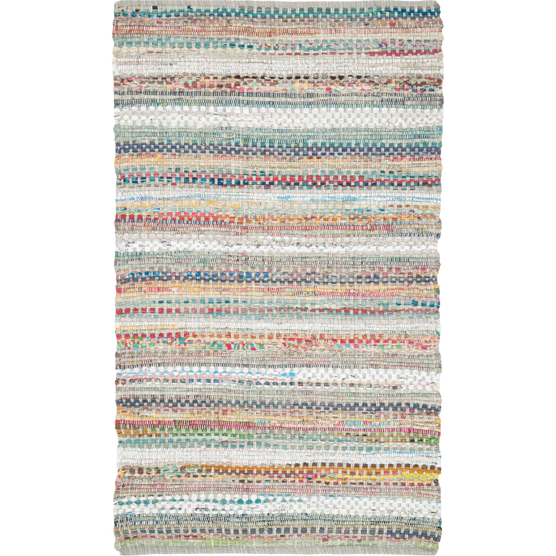 Montauk Stripe Gray/Multi Area Rug - Image 3