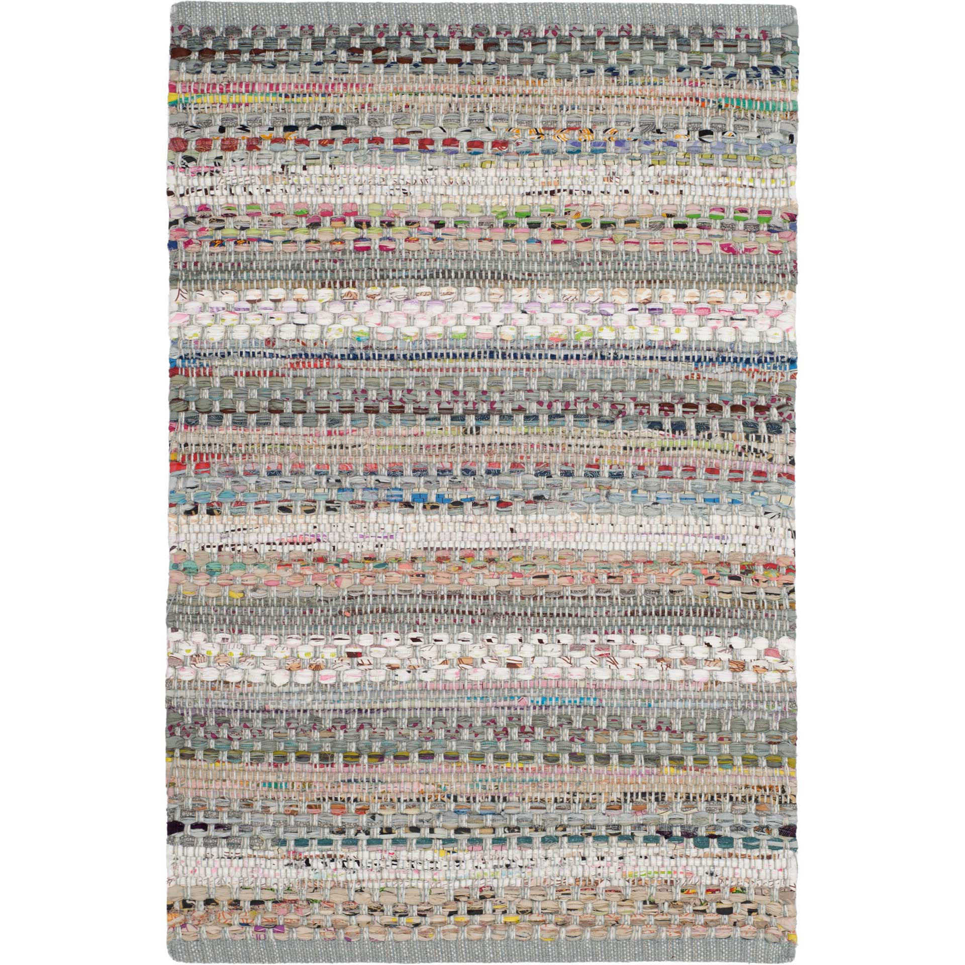 Montauk Stripe Gray/Multi Area Rug - Image 4