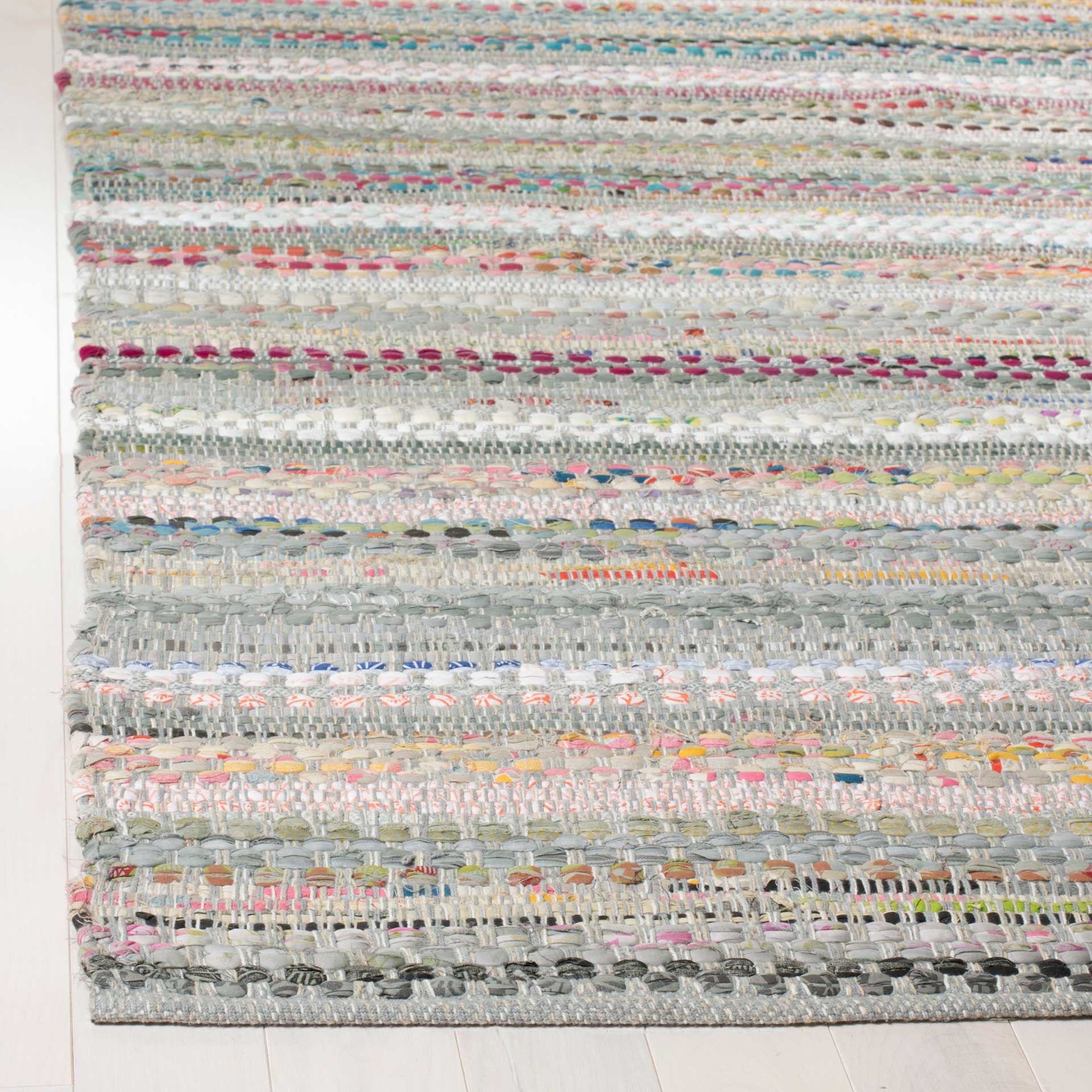 Montauk Stripe Gray/Multi Area Rug - Image 5