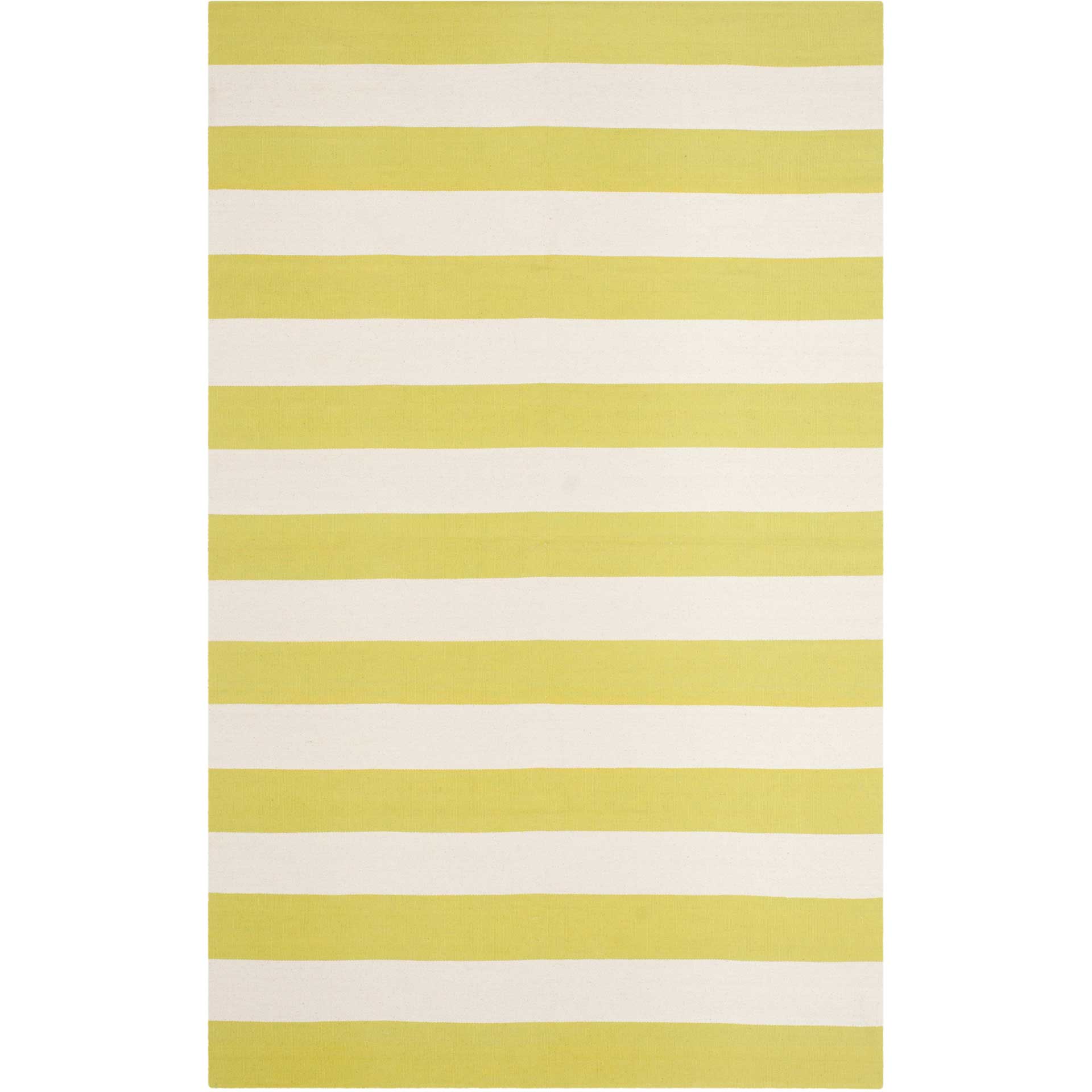 Montauk Stripe Green/Ivory Area Rug - Image 3