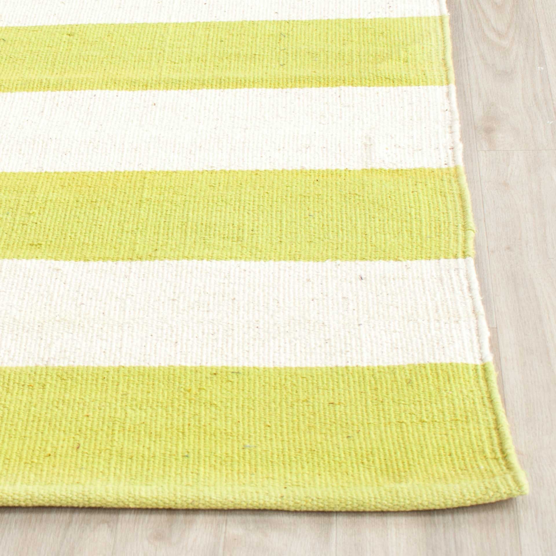 Montauk Stripe Green/Ivory Area Rug - Image 6