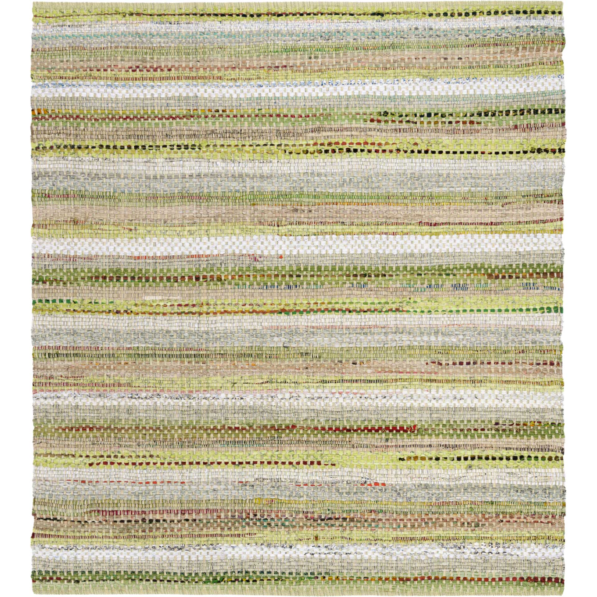 Montauk Stripe Green/Multi Area Rug - Image 2