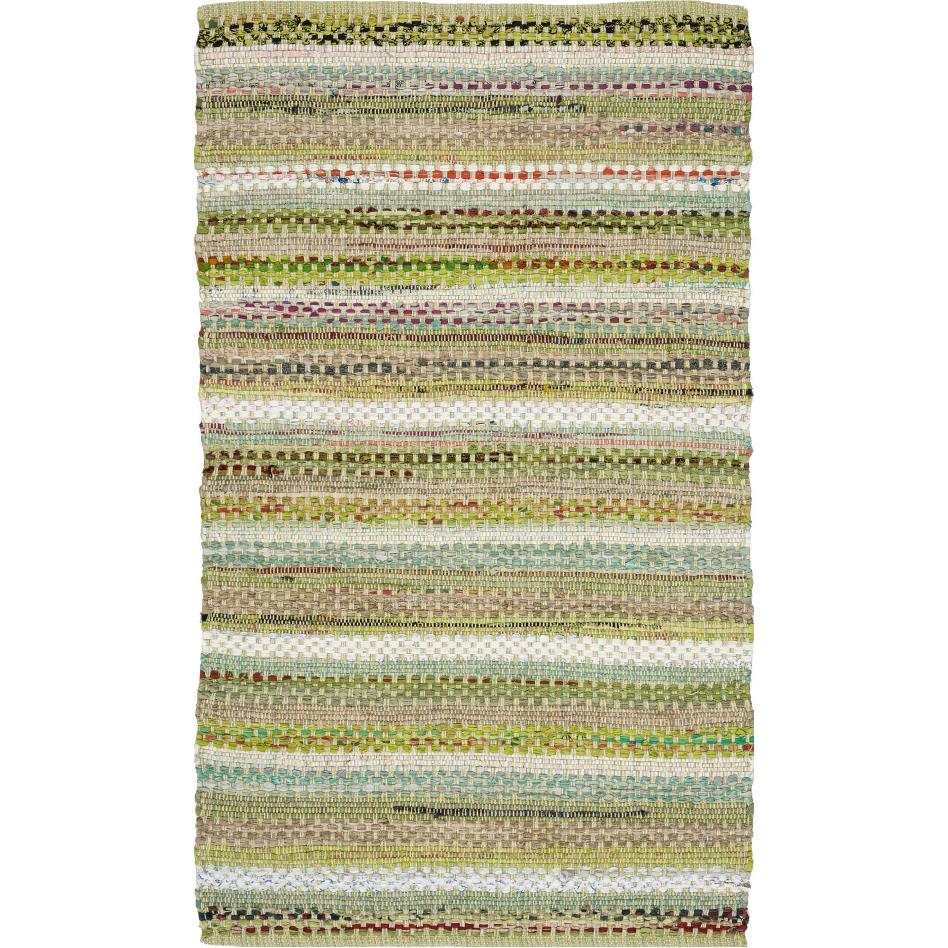 Montauk Stripe Green/Multi Area Rug - Image 3